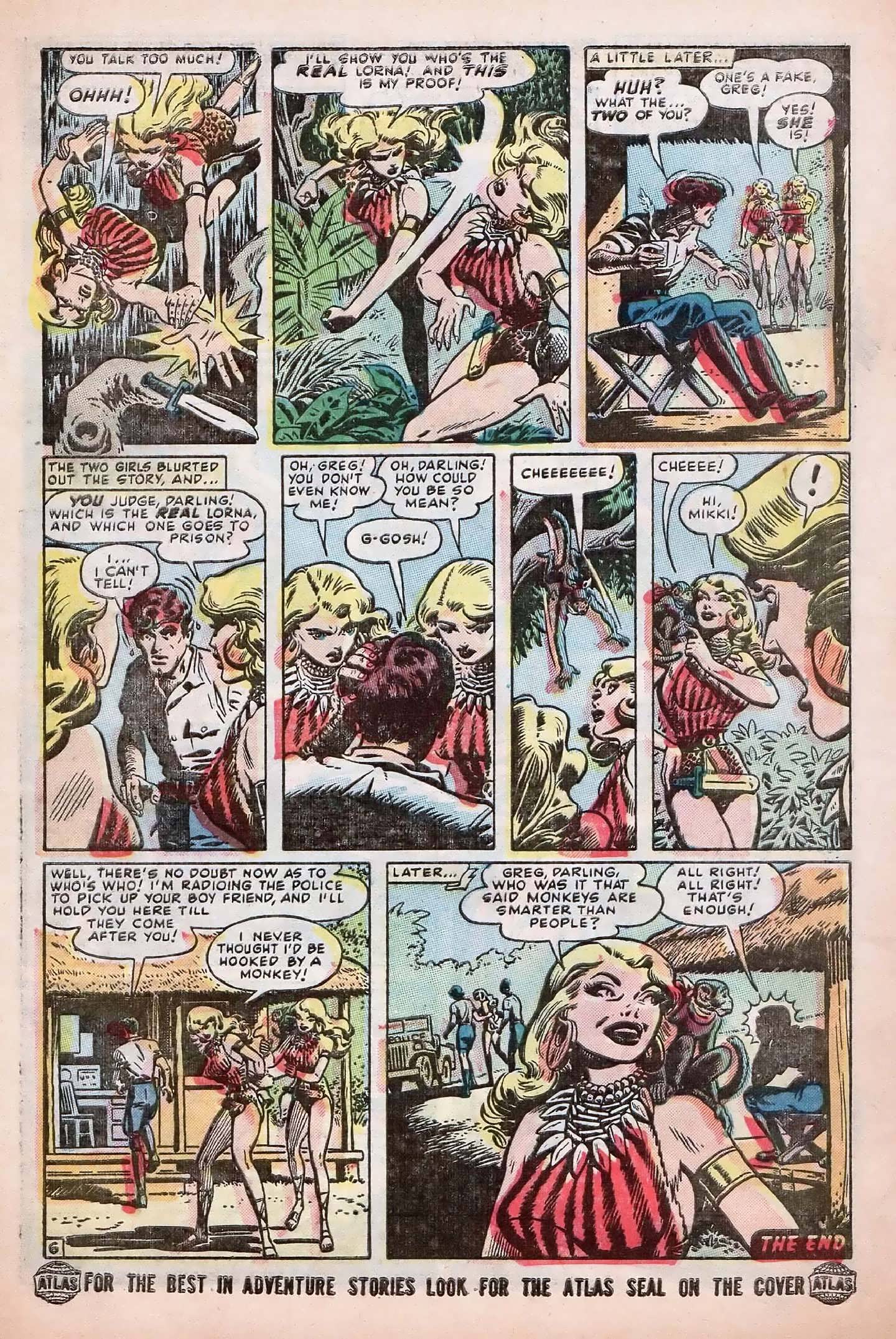 Read online Lorna, The Jungle Girl comic -  Issue #6 - 32