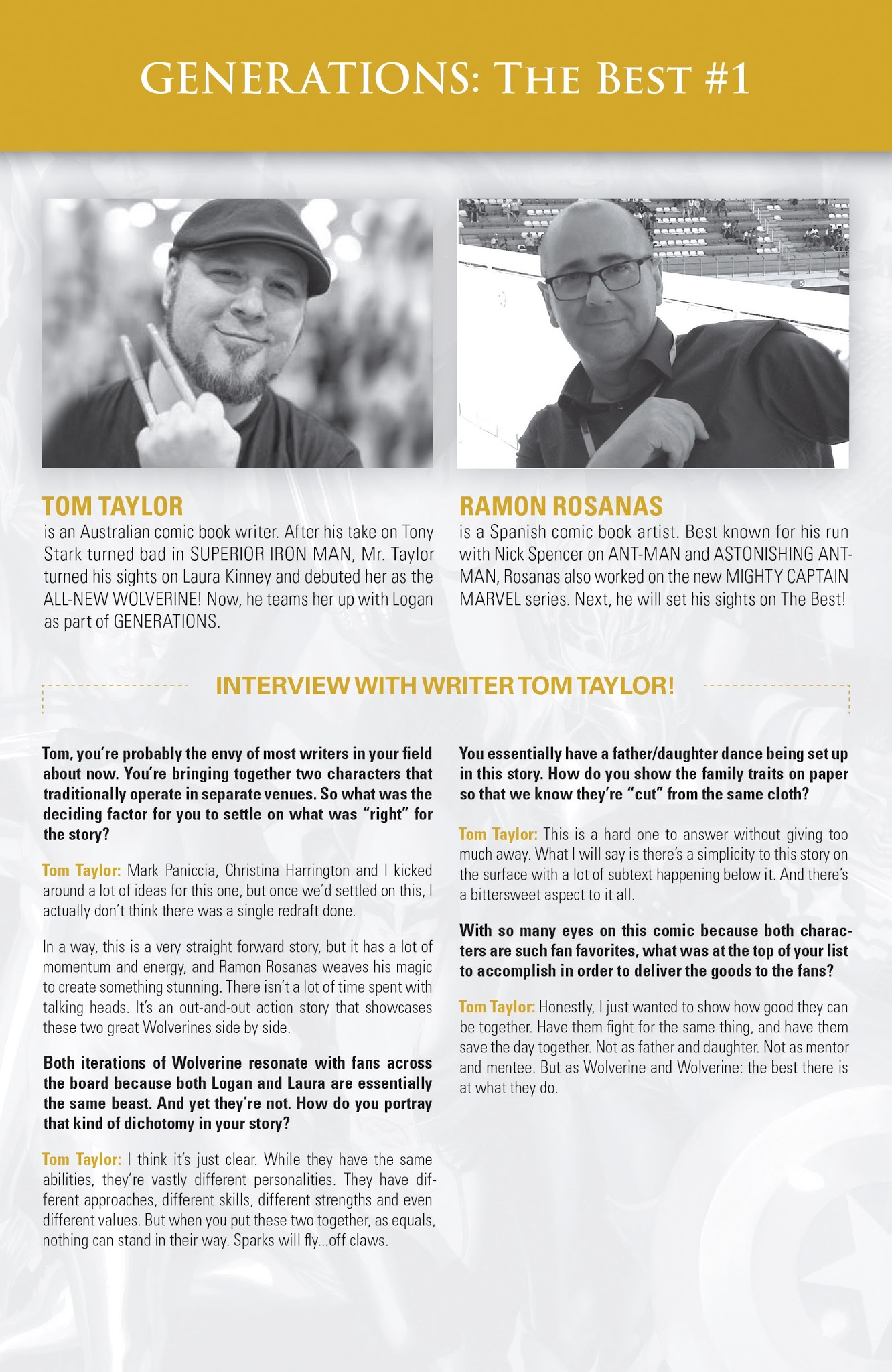 Read online Generations Free Previews Spotlight comic -  Issue # Full - 16