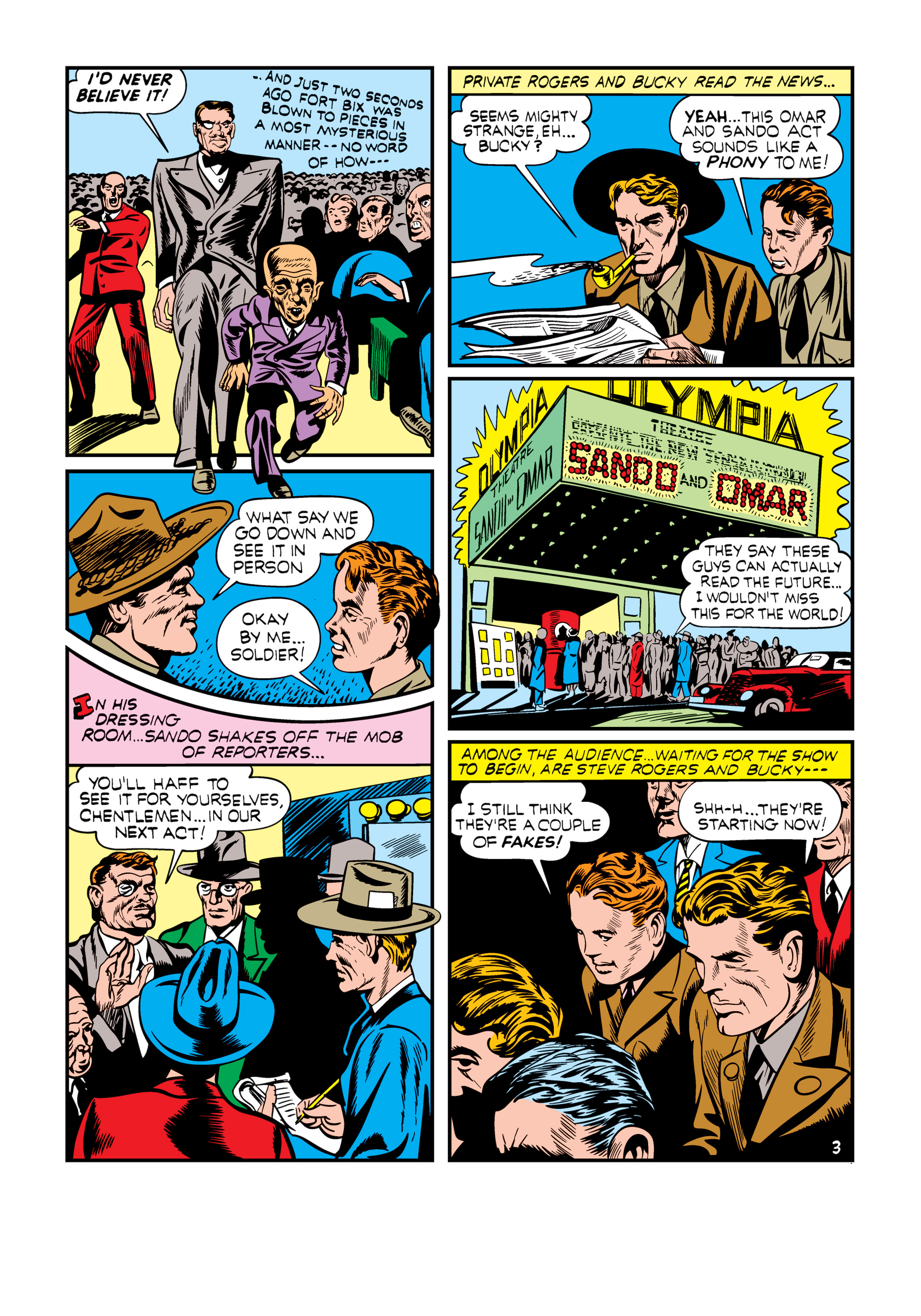 Read online Marvel Masterworks: Golden Age Captain America comic -  Issue # TPB 1 (Part 1) - 22