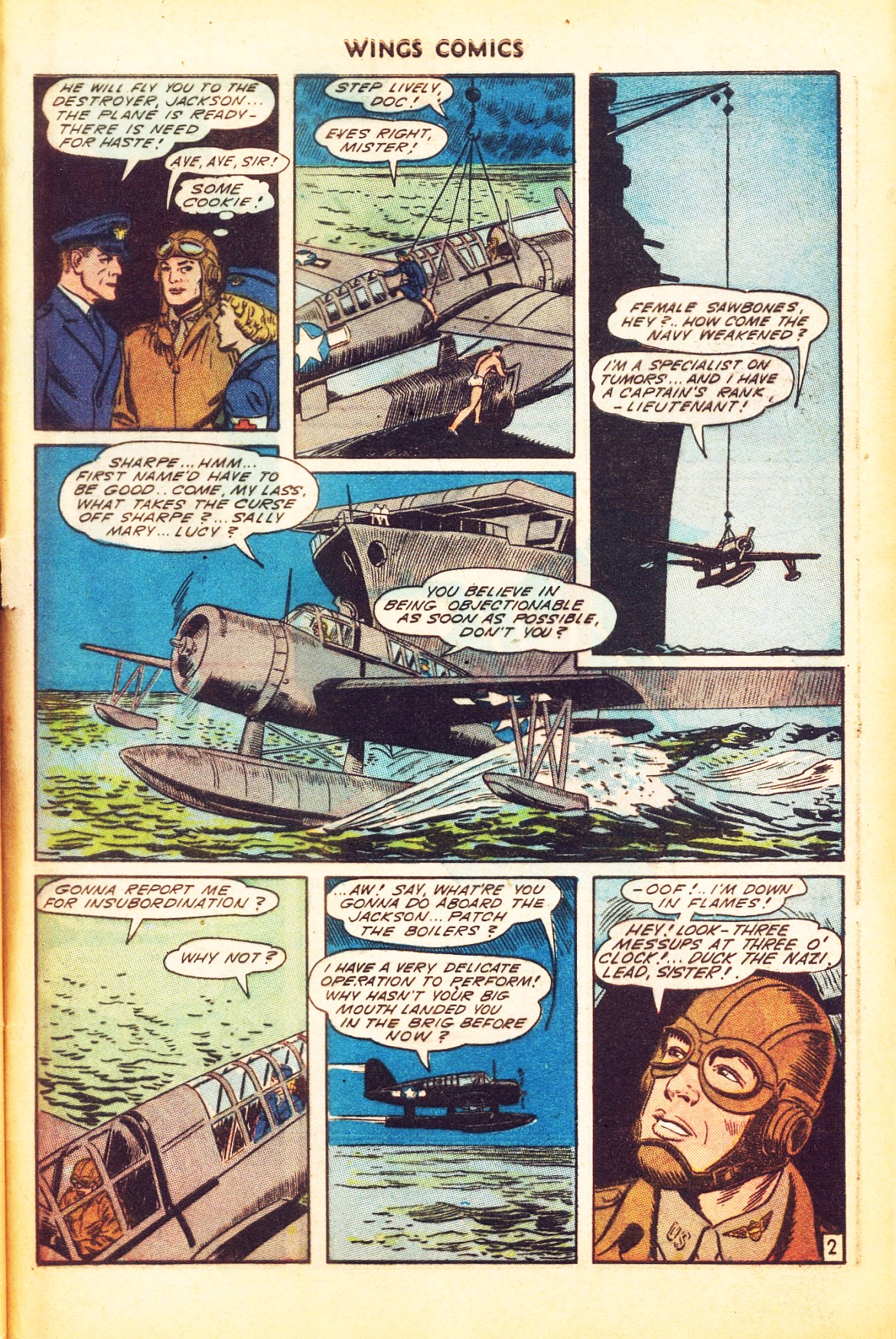 Read online Wings Comics comic -  Issue #51 - 45