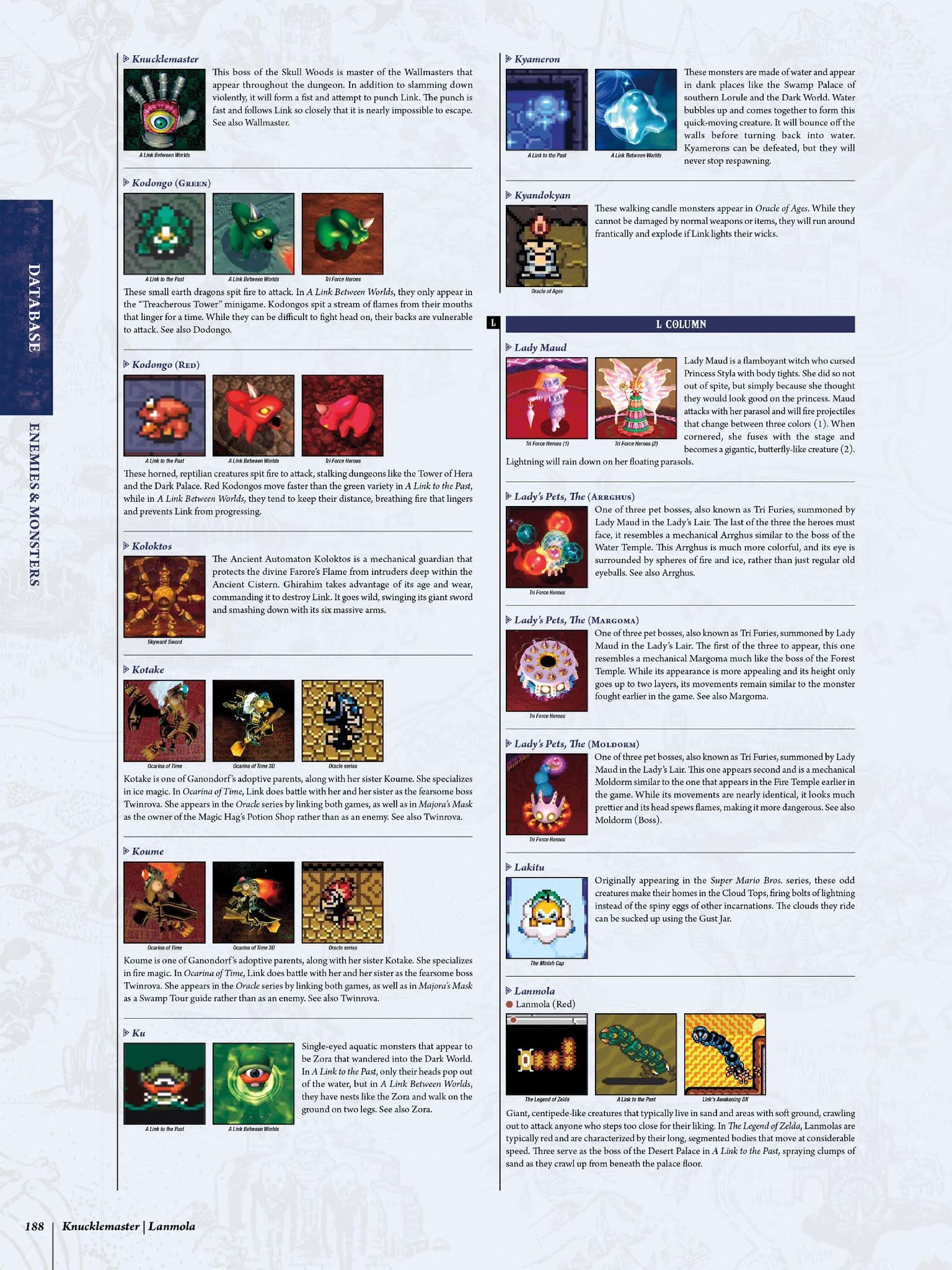 Read online The Legend of Zelda Encyclopedia comic -  Issue # TPB (Part 2) - 92