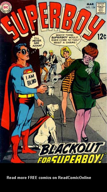 Read online Superboy (1949) comic -  Issue #154 - 1