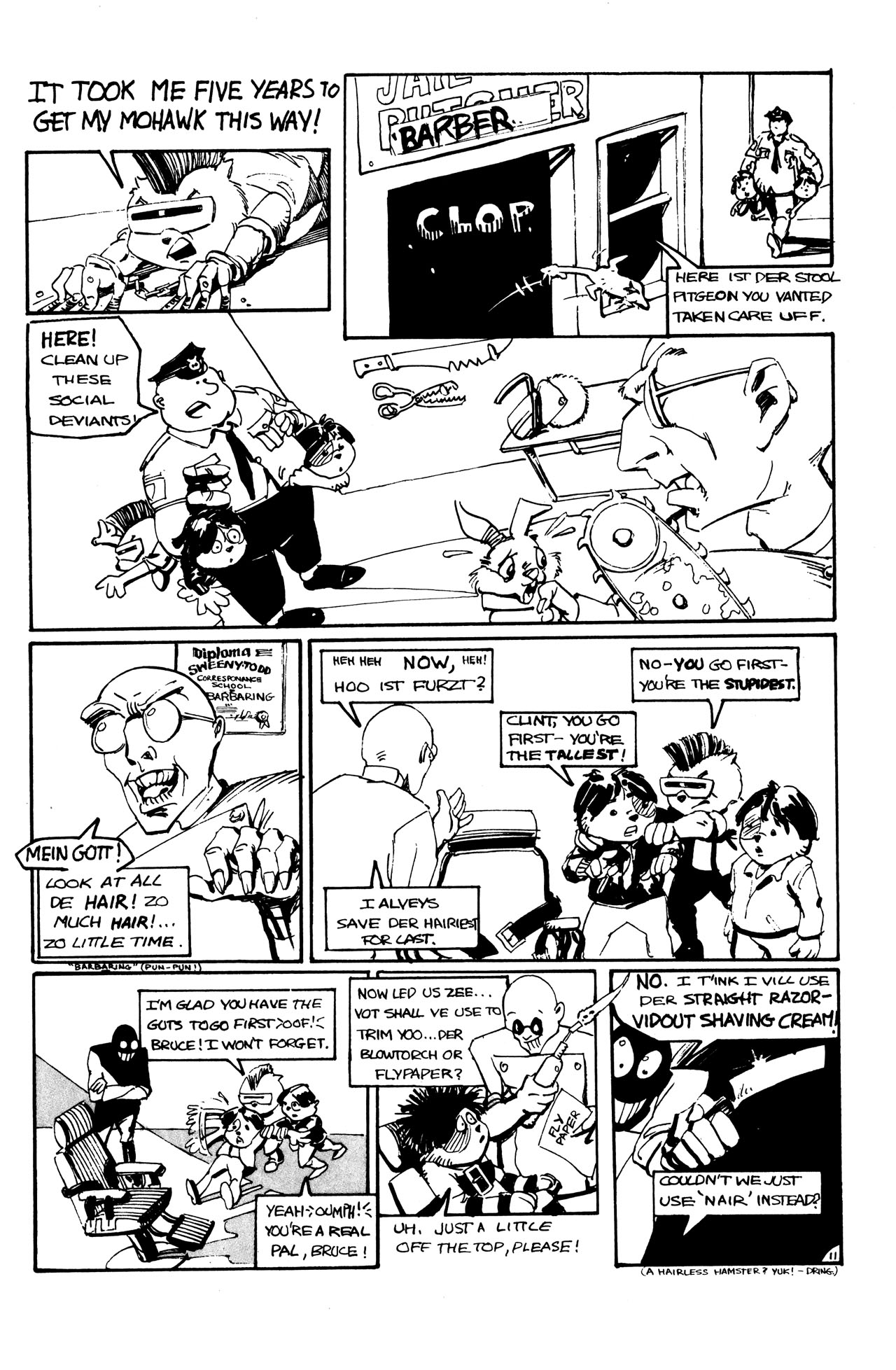 Read online Adolescent Radioactive Black Belt Hamsters comic -  Issue #3 - 13