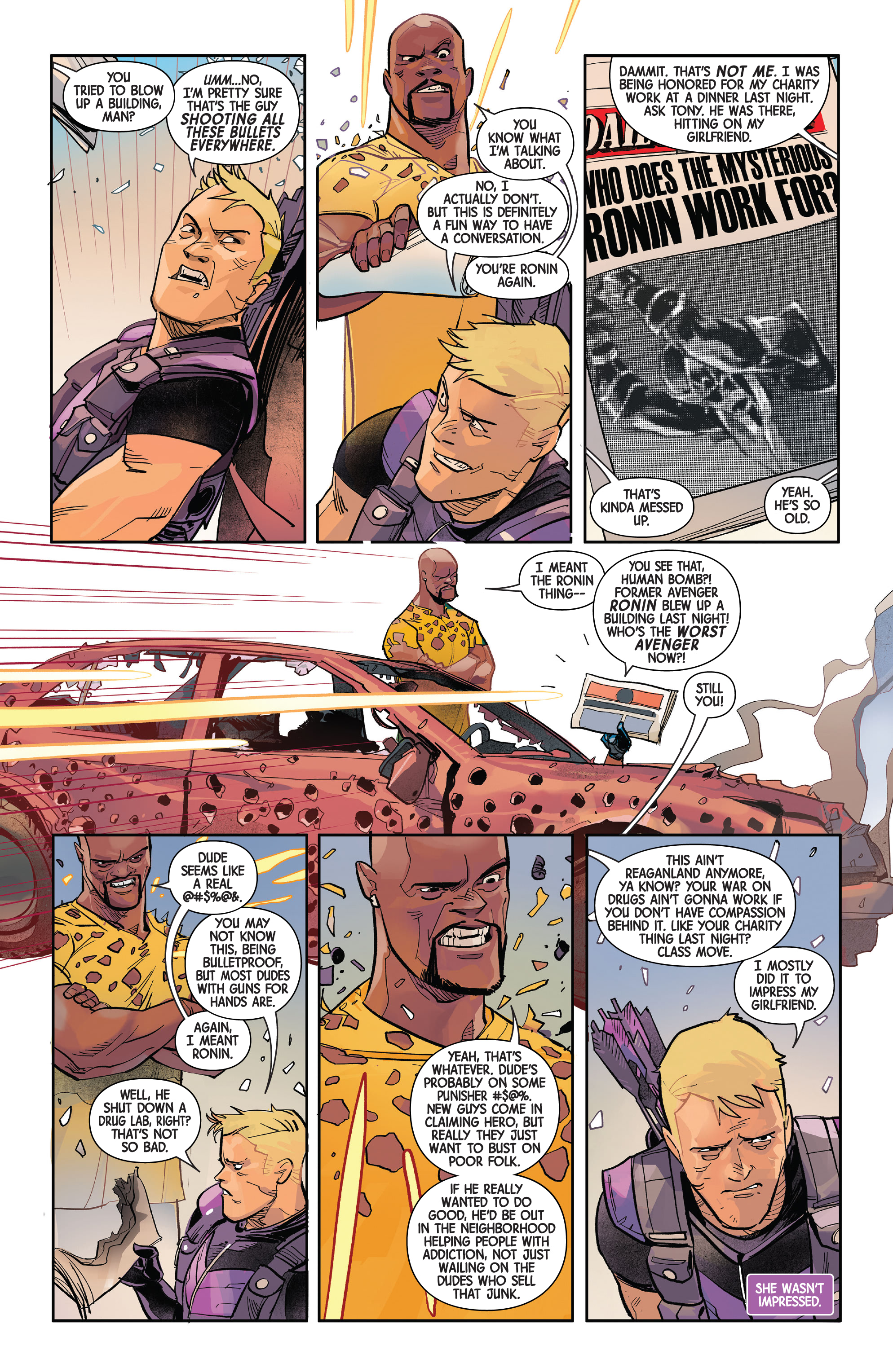 Read online Hawkeye: Freefall comic -  Issue #2 - 13