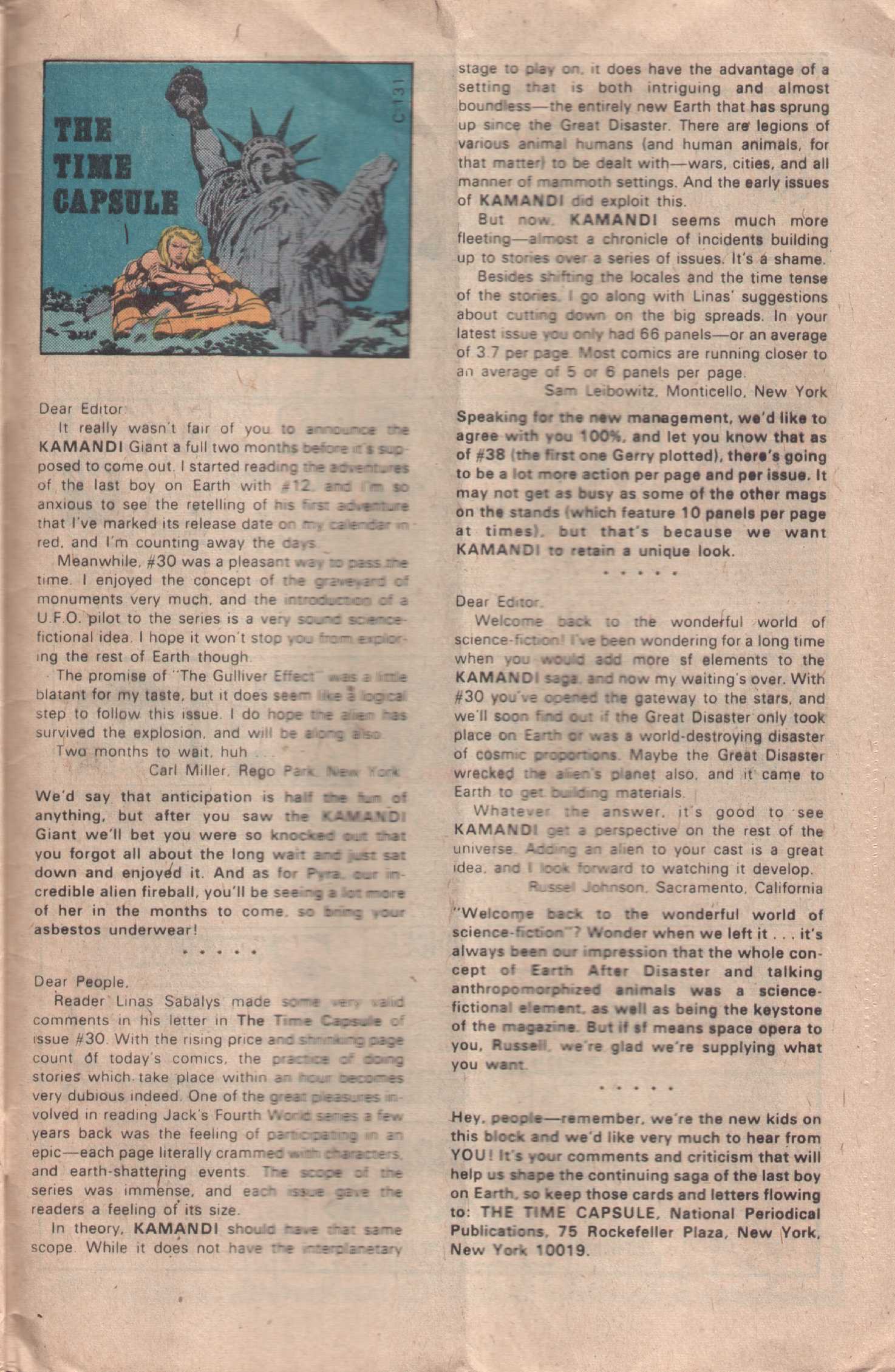 Read online Kamandi, The Last Boy On Earth comic -  Issue #36 - 20