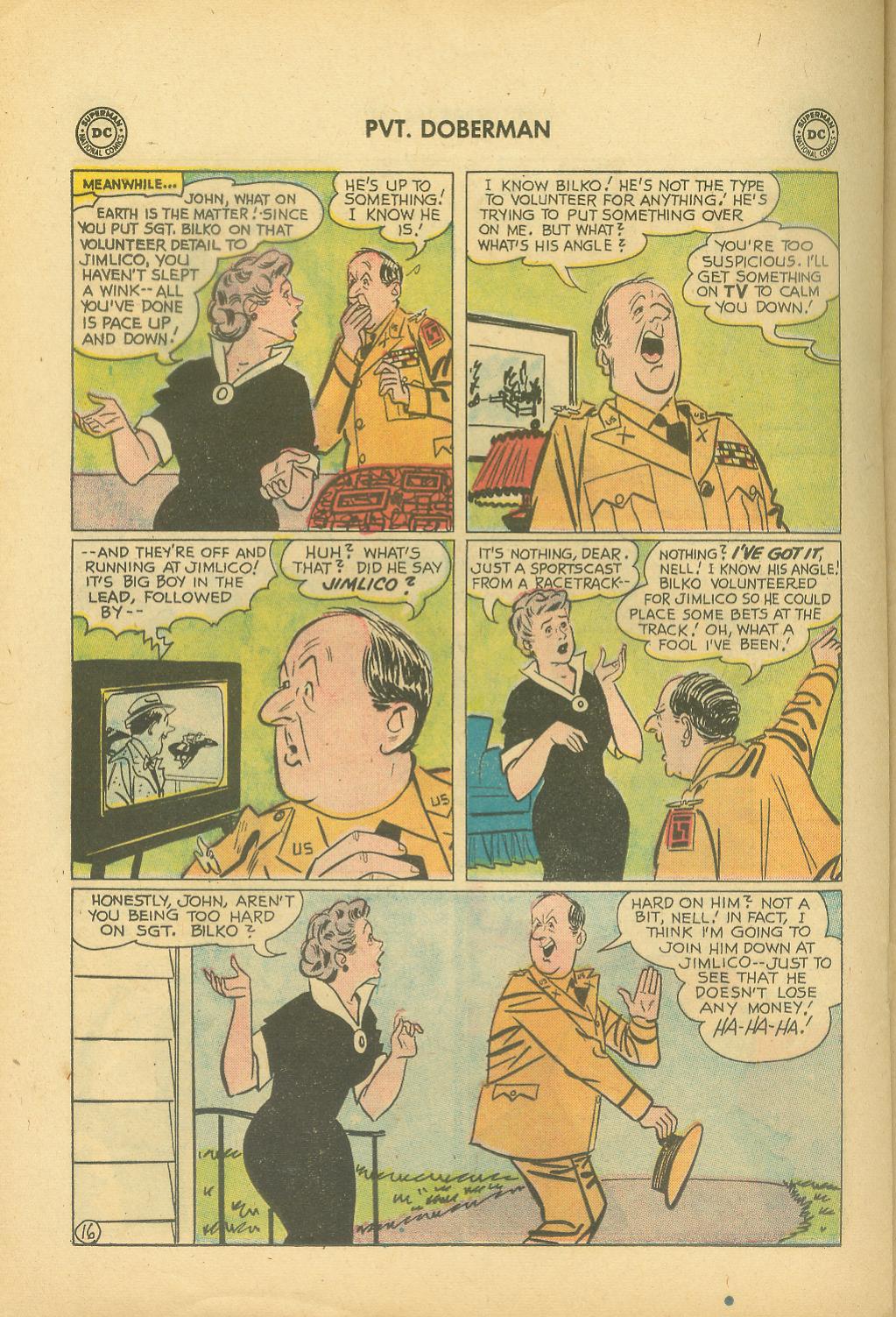 Read online Sgt. Bilko's Pvt. Doberman comic -  Issue #2 - 20