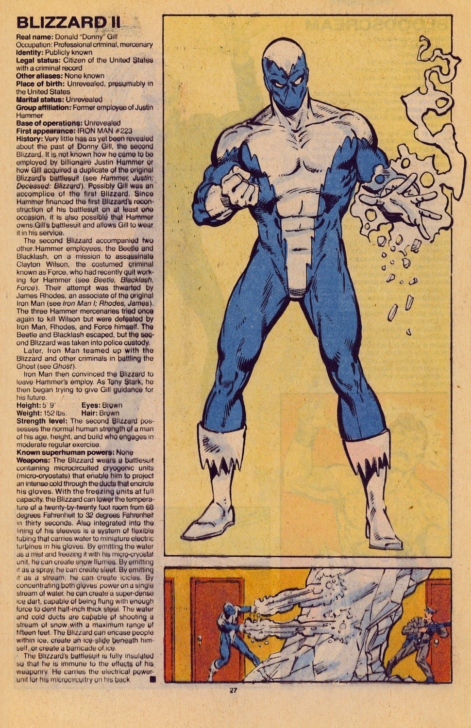 Read online The Official Handbook of the Marvel Universe: Update '89 comic -  Issue #1 - 30
