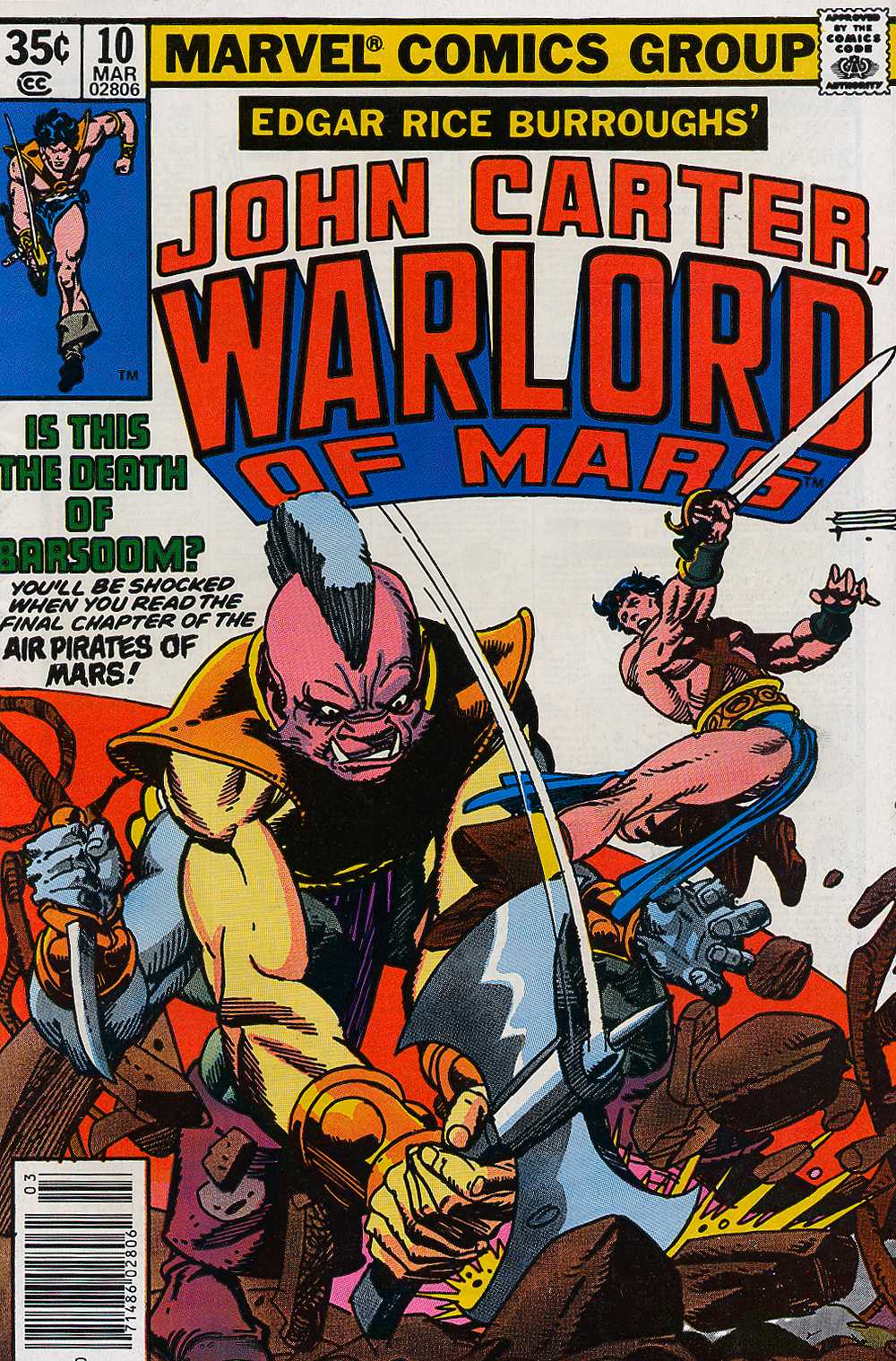 Read online John Carter Warlord of Mars comic -  Issue #10 - 1