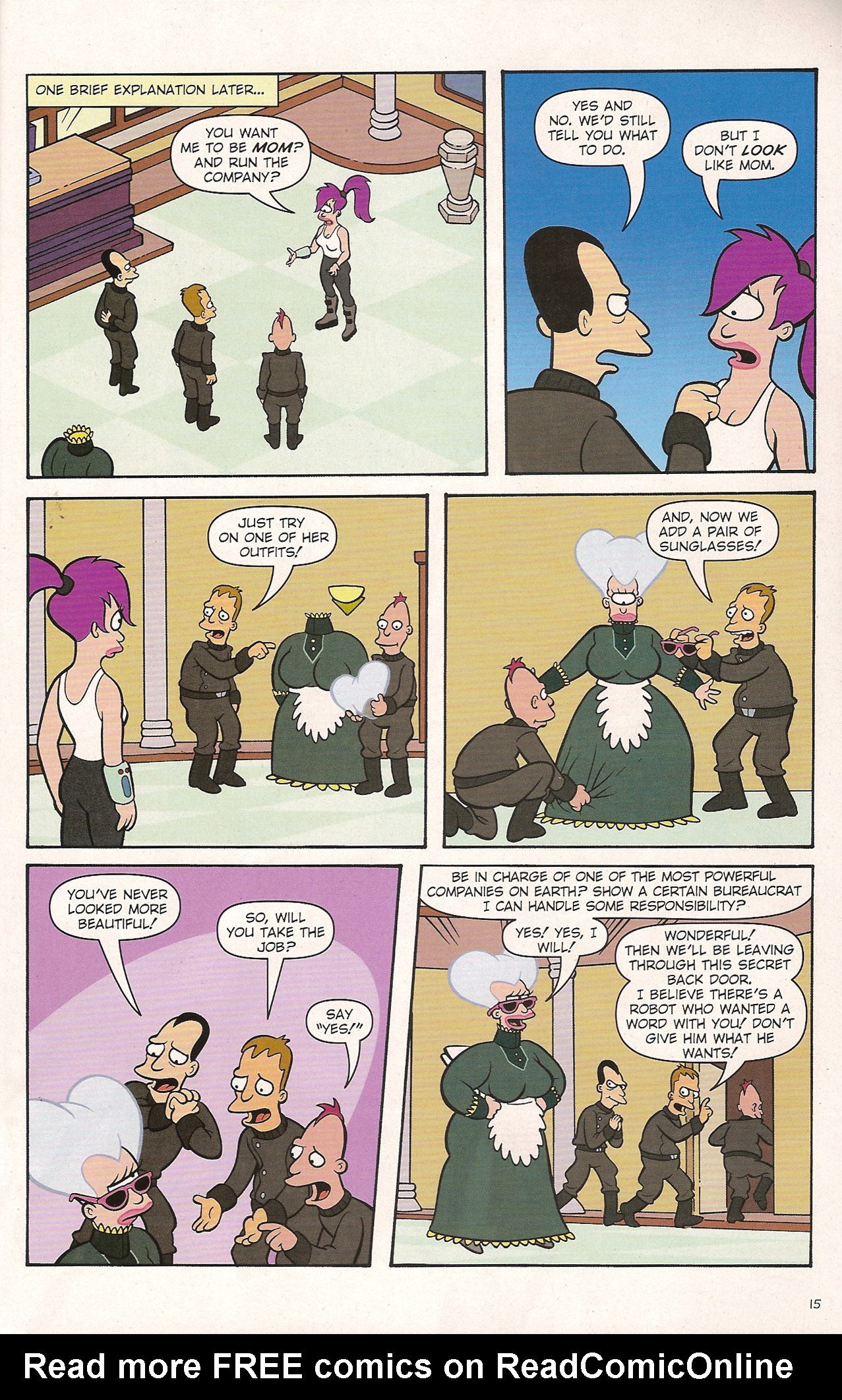 Read online Futurama Comics comic -  Issue #50a - 12