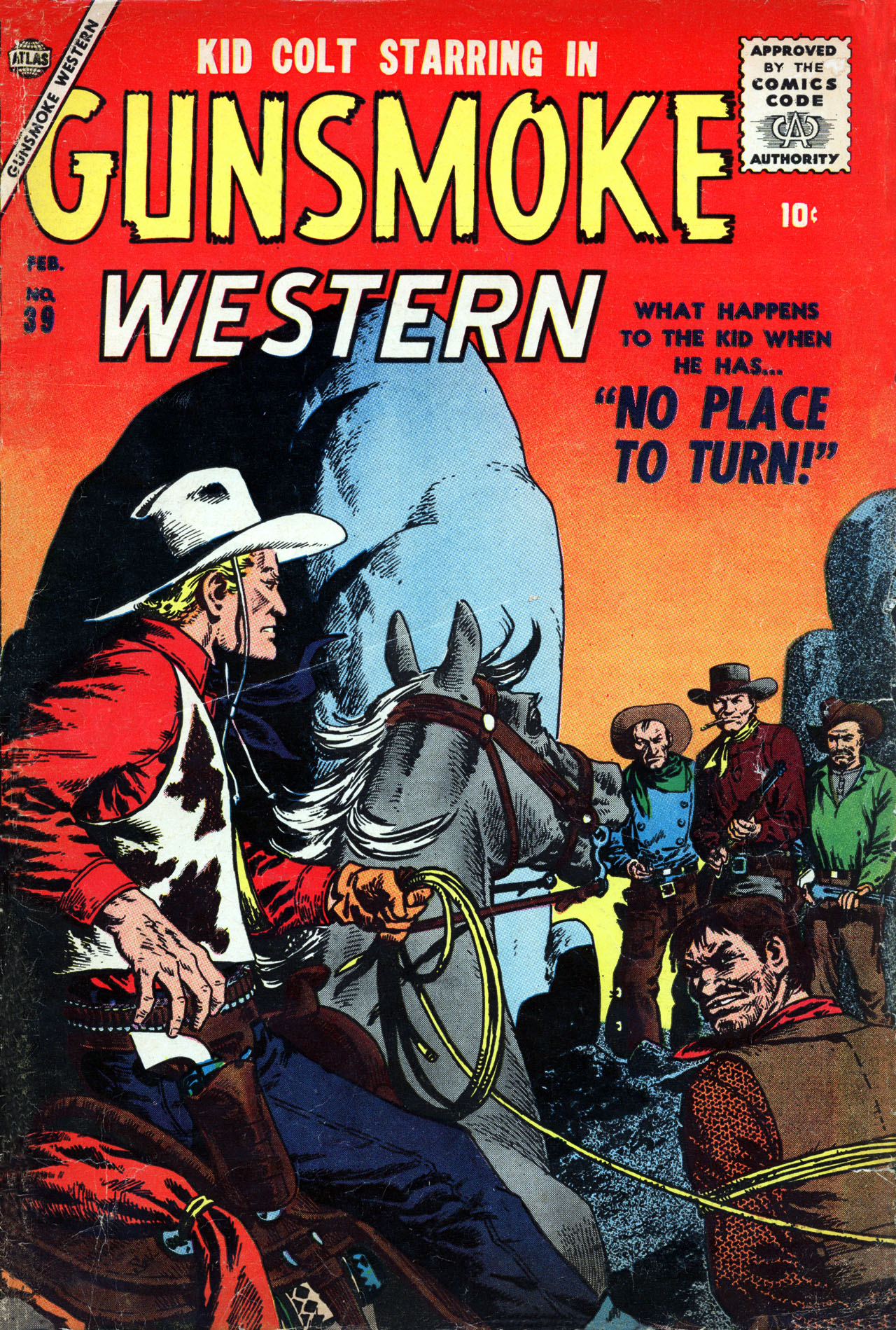 Read online Gunsmoke Western comic -  Issue #39 - 1