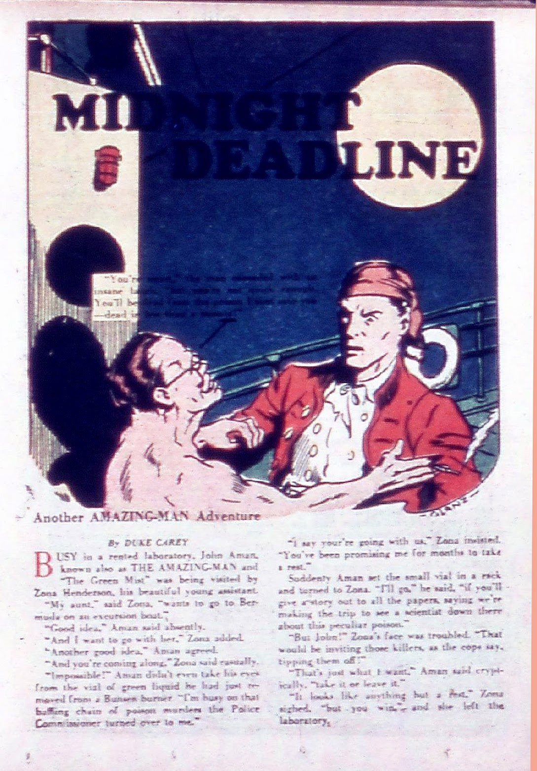 Read online Amazing Man Comics comic -  Issue #17 - 35