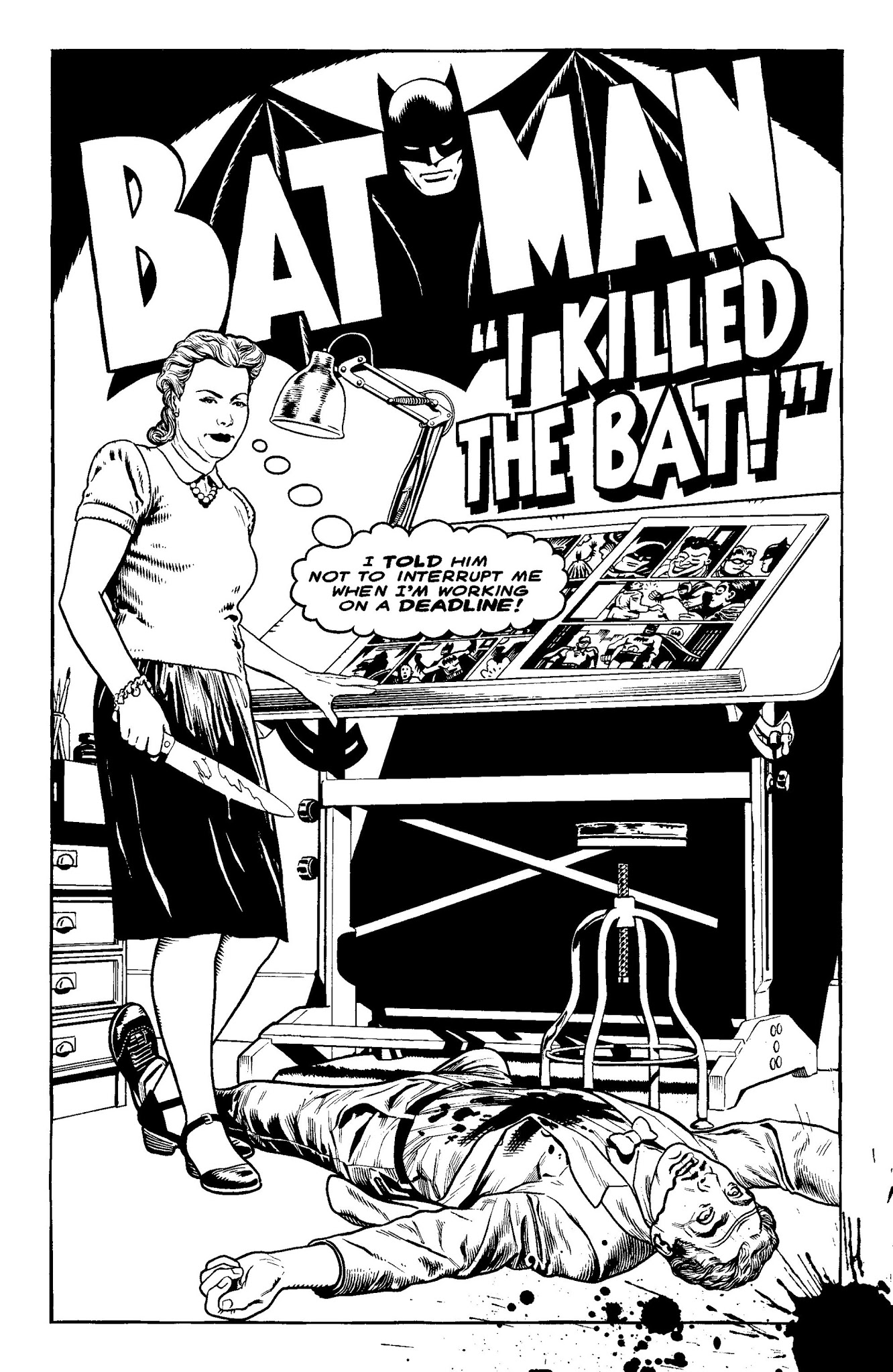 Read online Batman Black and White (2013) comic -  Issue #5 - 22