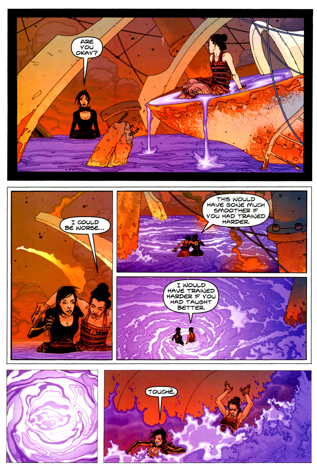 Read online Aeon Flux comic -  Issue #4 - 22