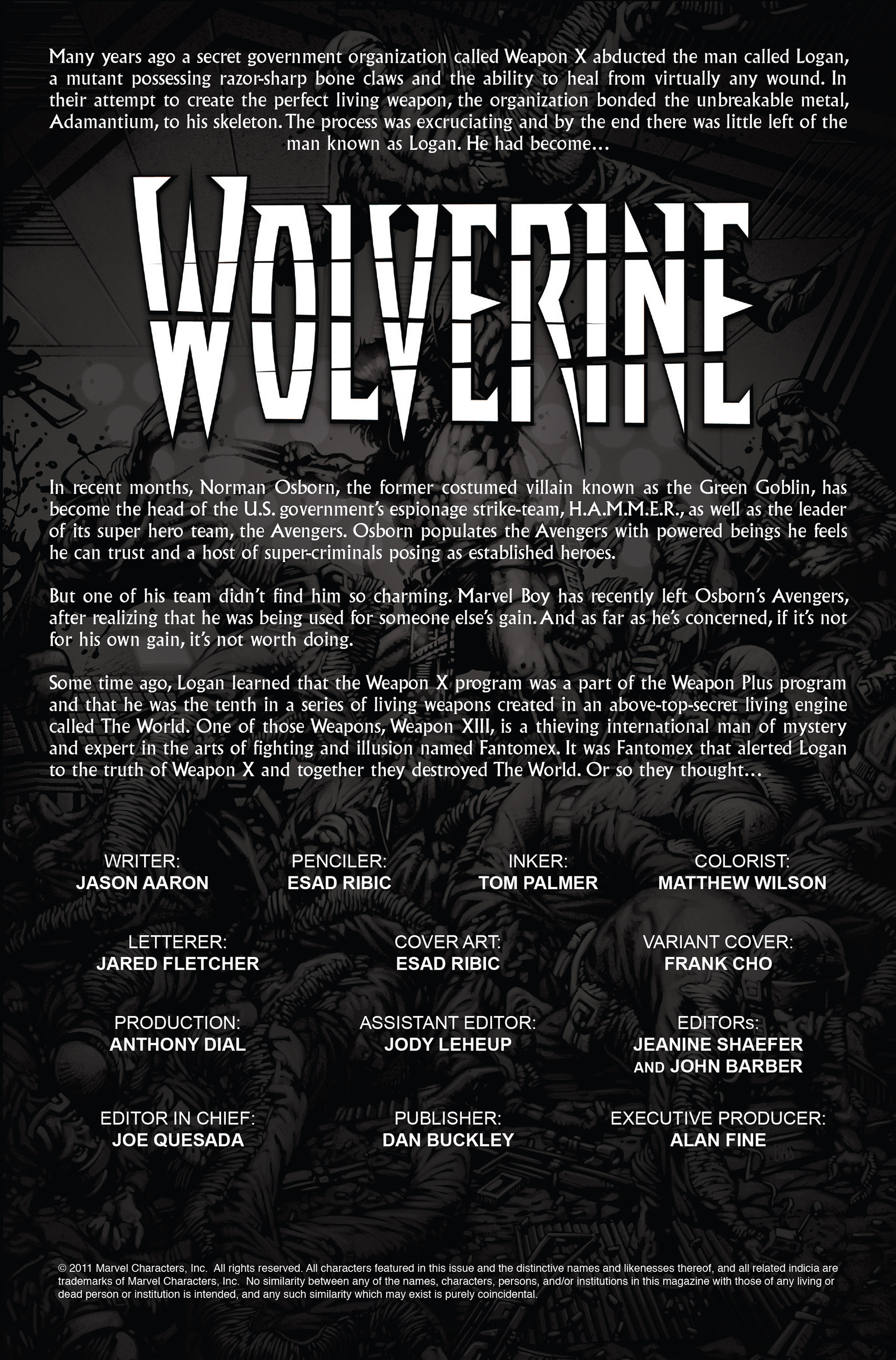 Read online Dark Reign: The List - Wolverine comic -  Issue # Full - 2