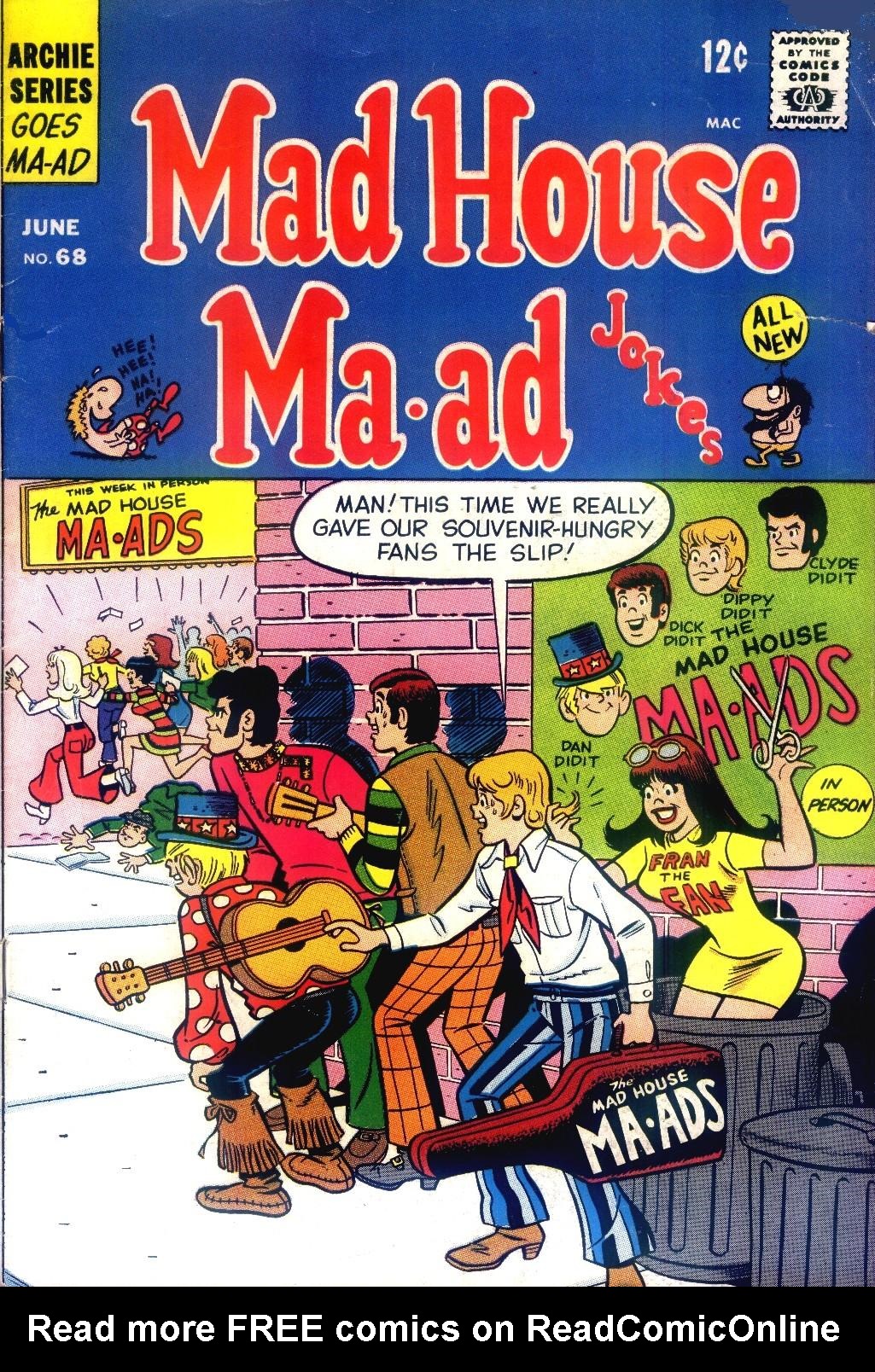 Read online Mad House Ma-ad Jokes comic -  Issue #68 - 1