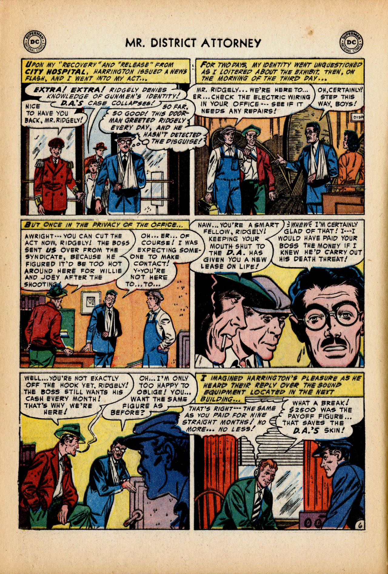 Read online Mr. District Attorney comic -  Issue #36 - 16