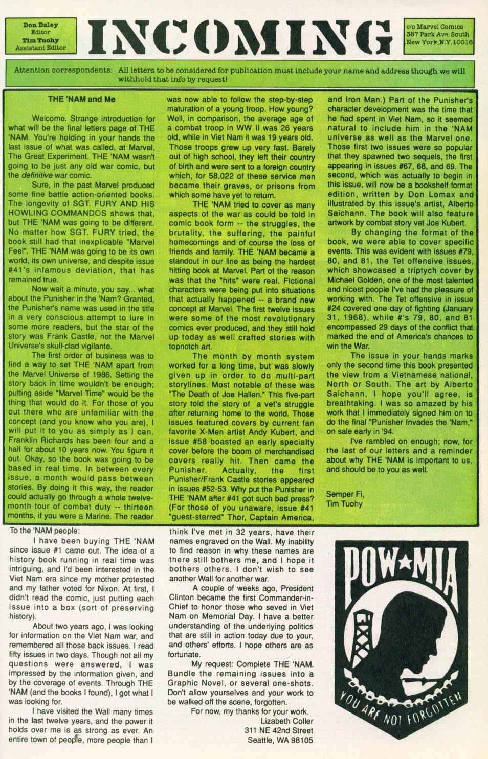 Read online The 'Nam comic -  Issue #84 - 24