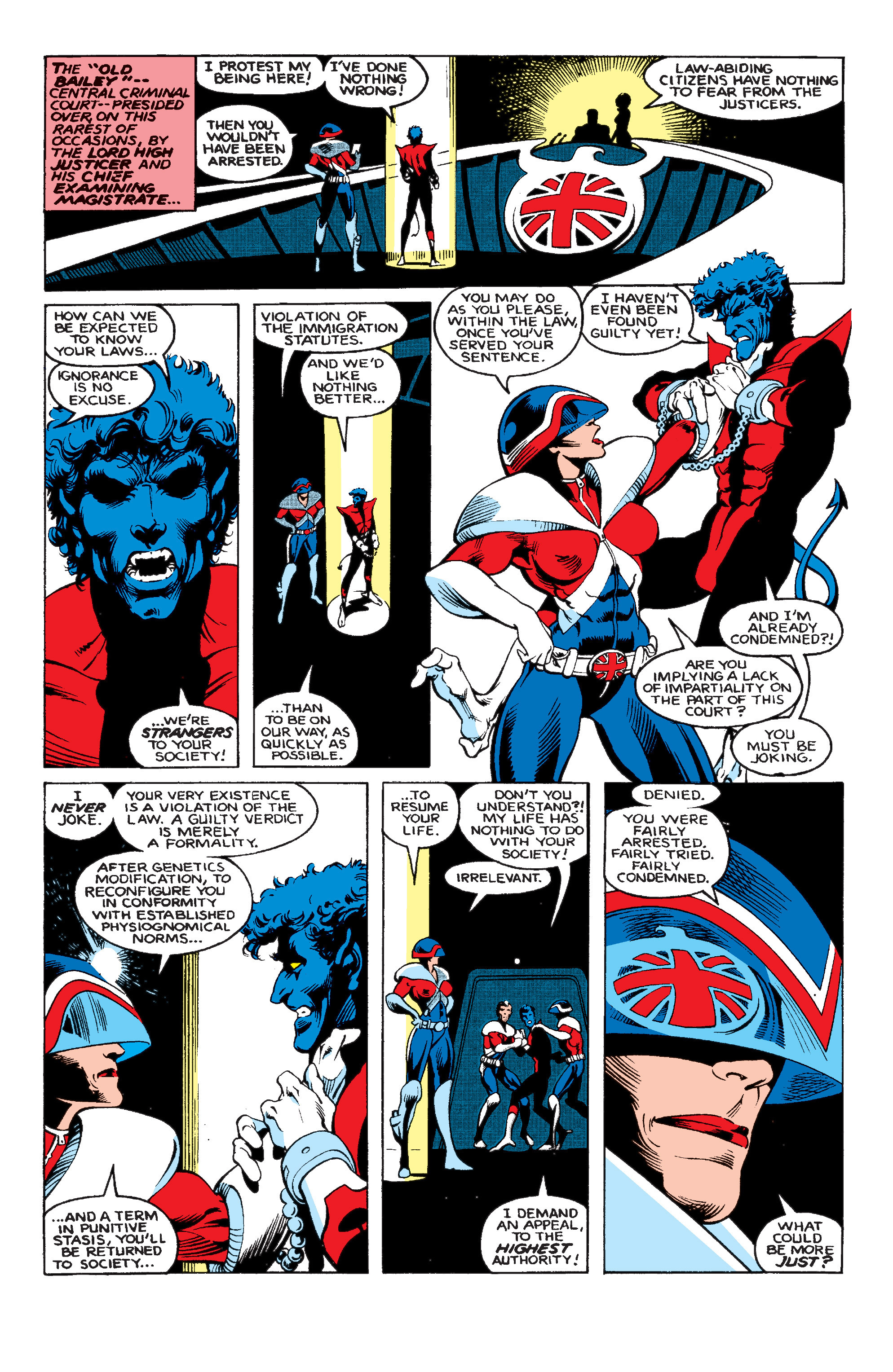 Read online Excalibur (1988) comic -  Issue #23 - 12