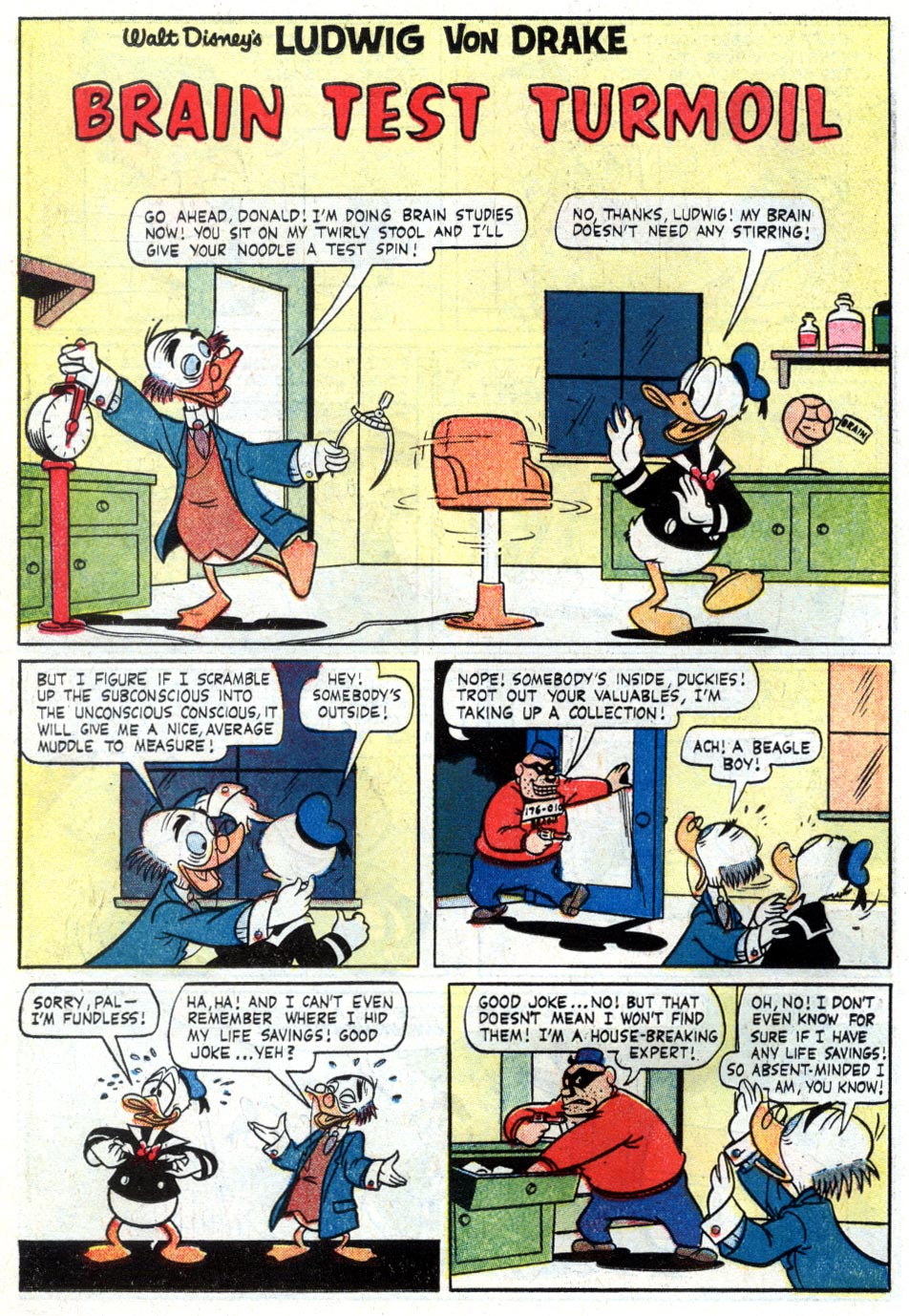 Read online Walt Disney's Ludwig Von Drake comic -  Issue #3 - 14