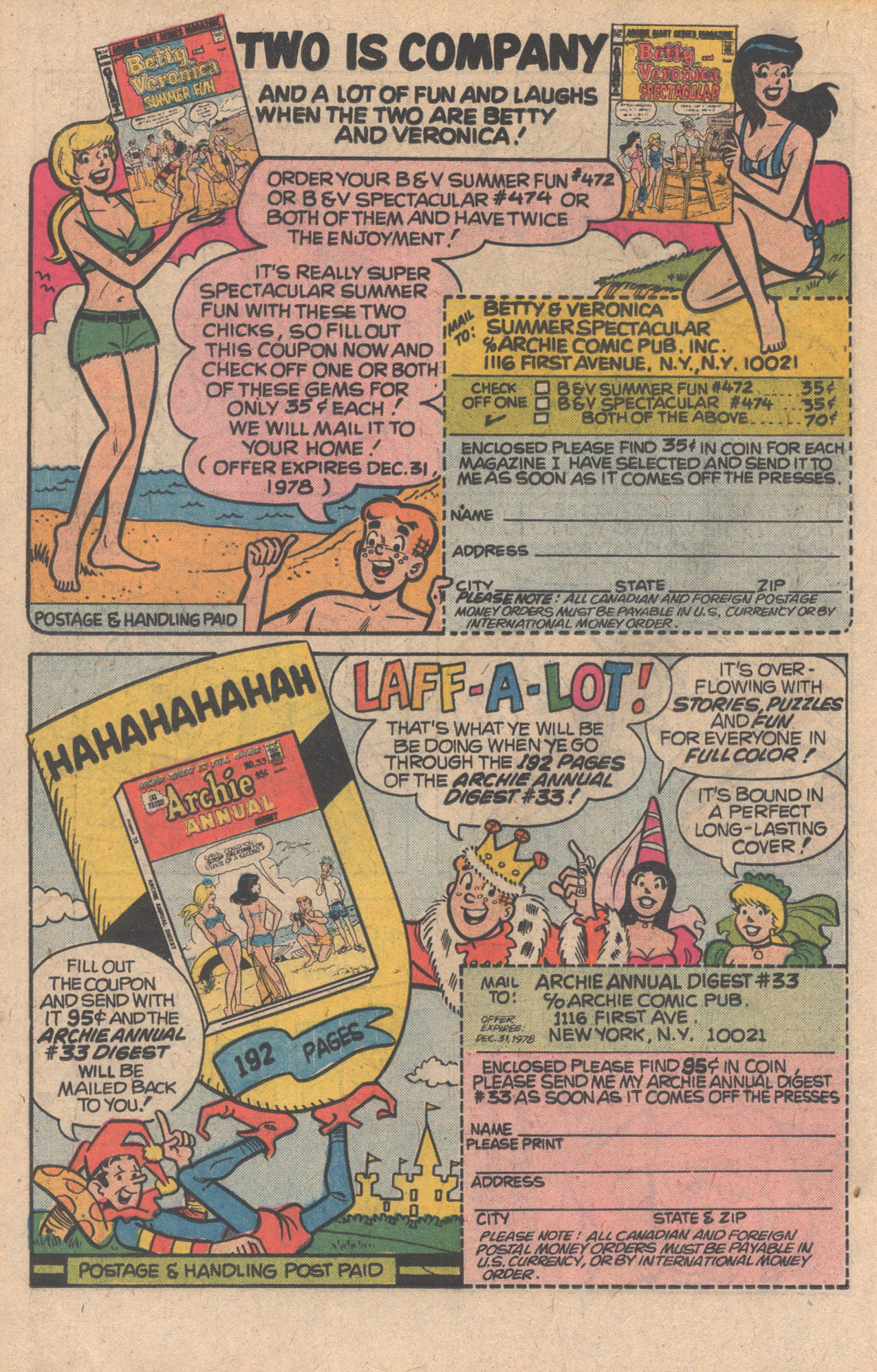 Read online Archie at Riverdale High (1972) comic -  Issue #56 - 18