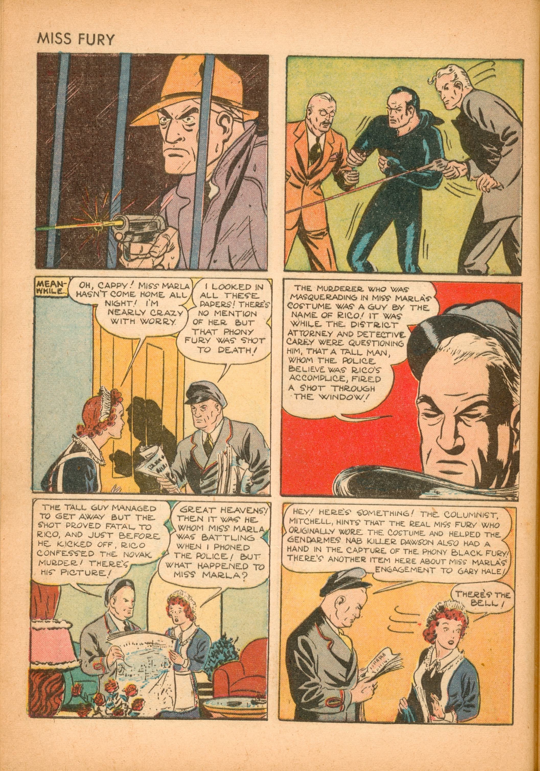 Read online Miss Fury (1942) comic -  Issue #2 - 4