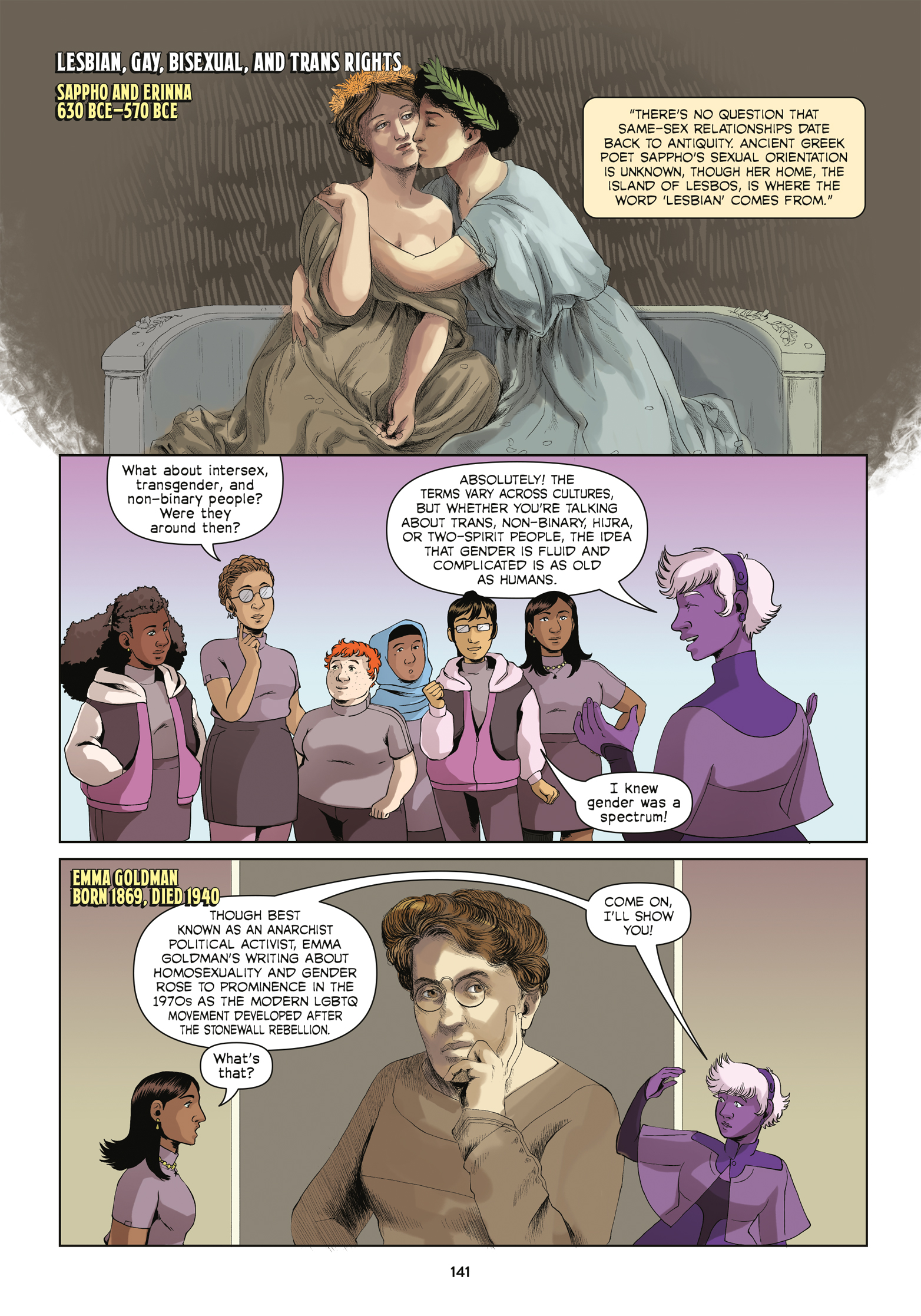 Read online Amazons, Abolitionists, and Activists: A Graphic History of Women's Fight for Their Rights comic -  Issue # TPB (Part 2) - 29