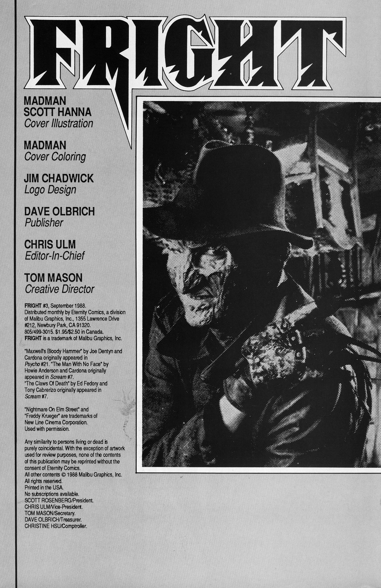 Read online Fright comic -  Issue #3 - 2