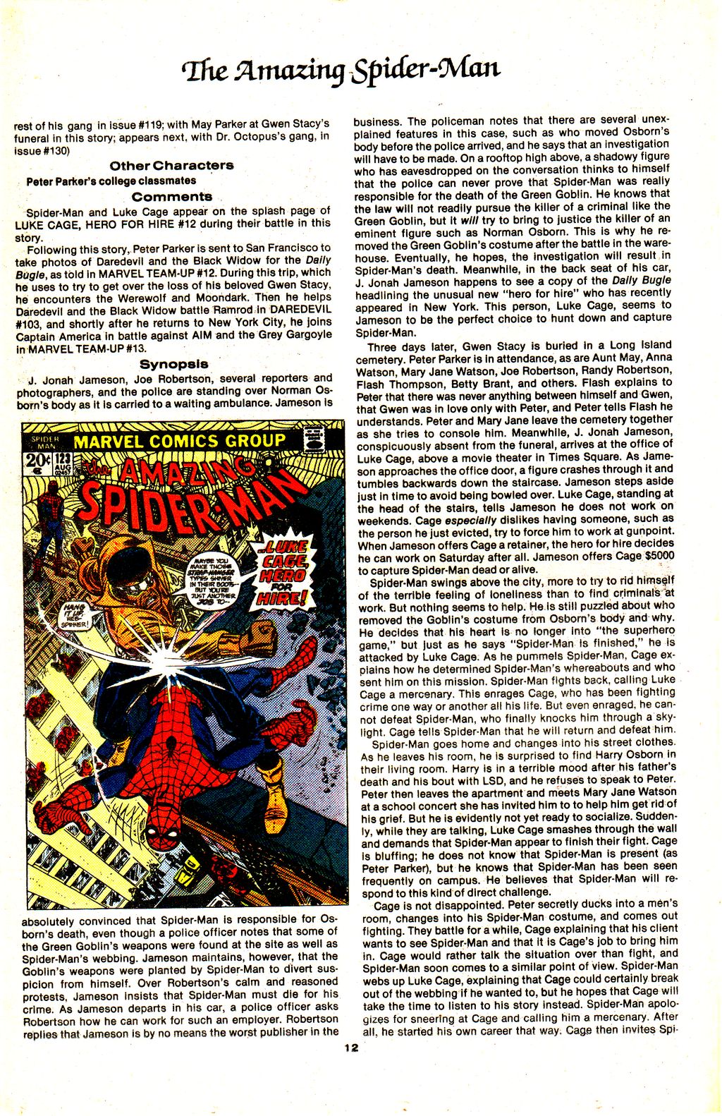 Read online The Official Marvel Index to The Amazing Spider-Man comic -  Issue #5 - 14