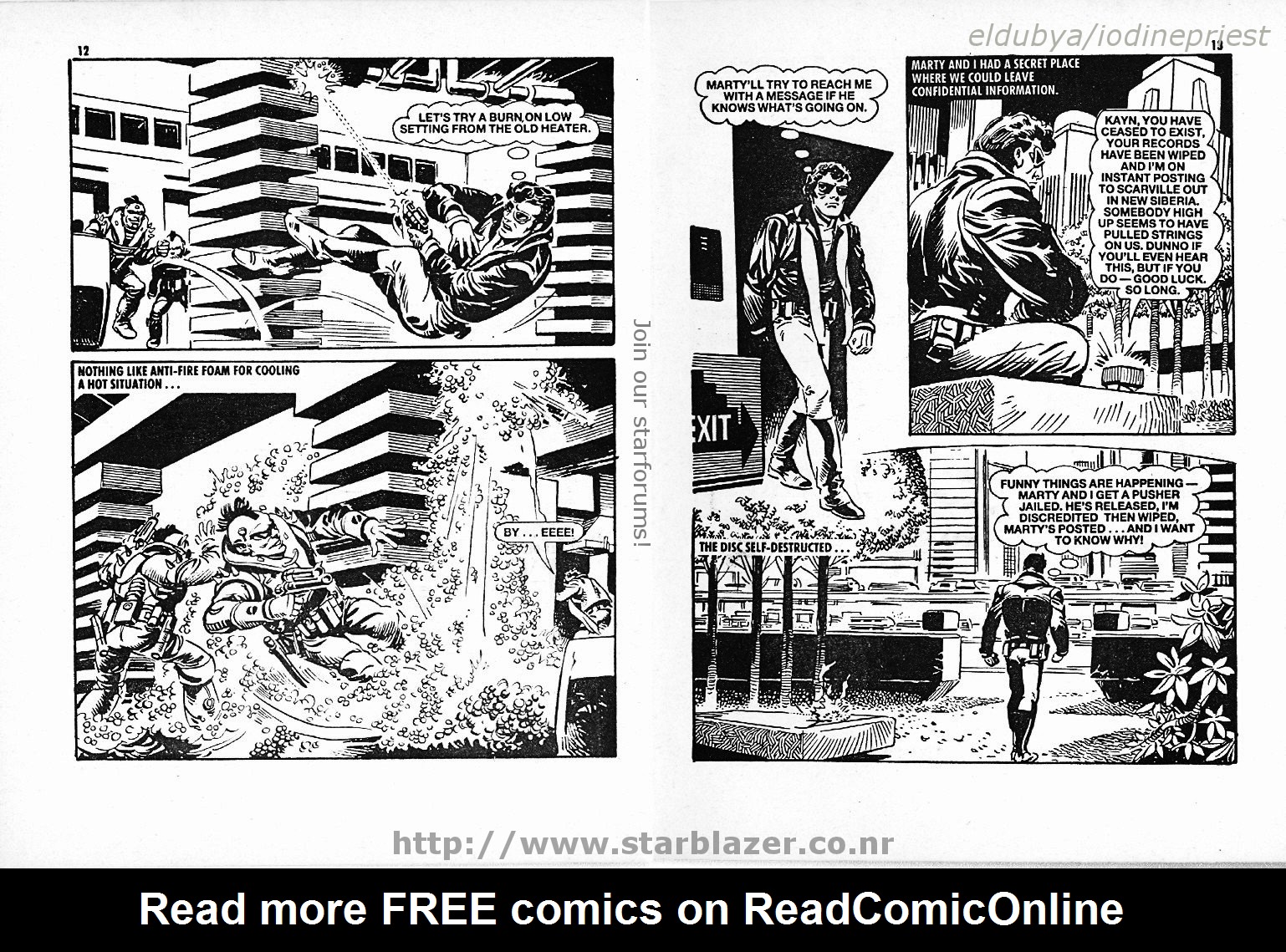 Read online Starblazer comic -  Issue #203 - 8