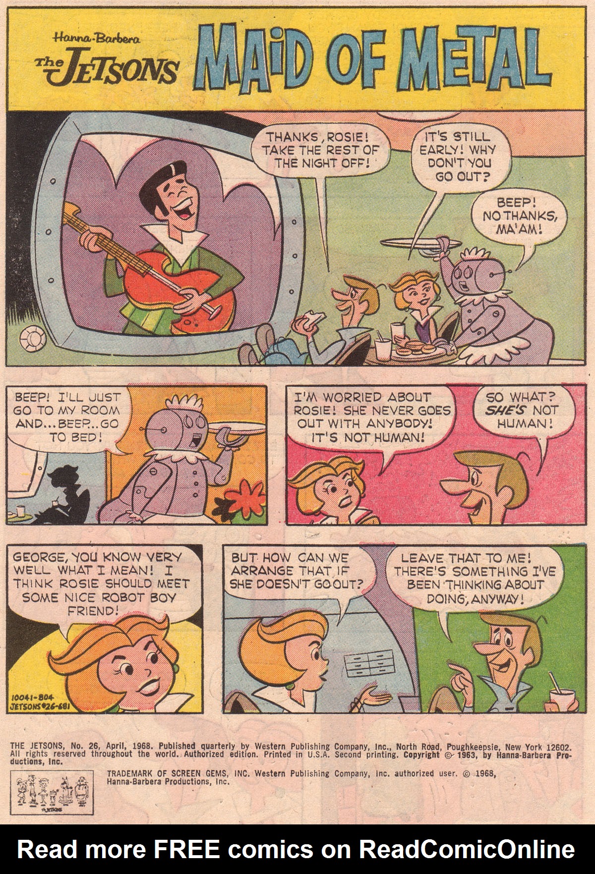 Read online The Jetsons (1963) comic -  Issue #26 - 3