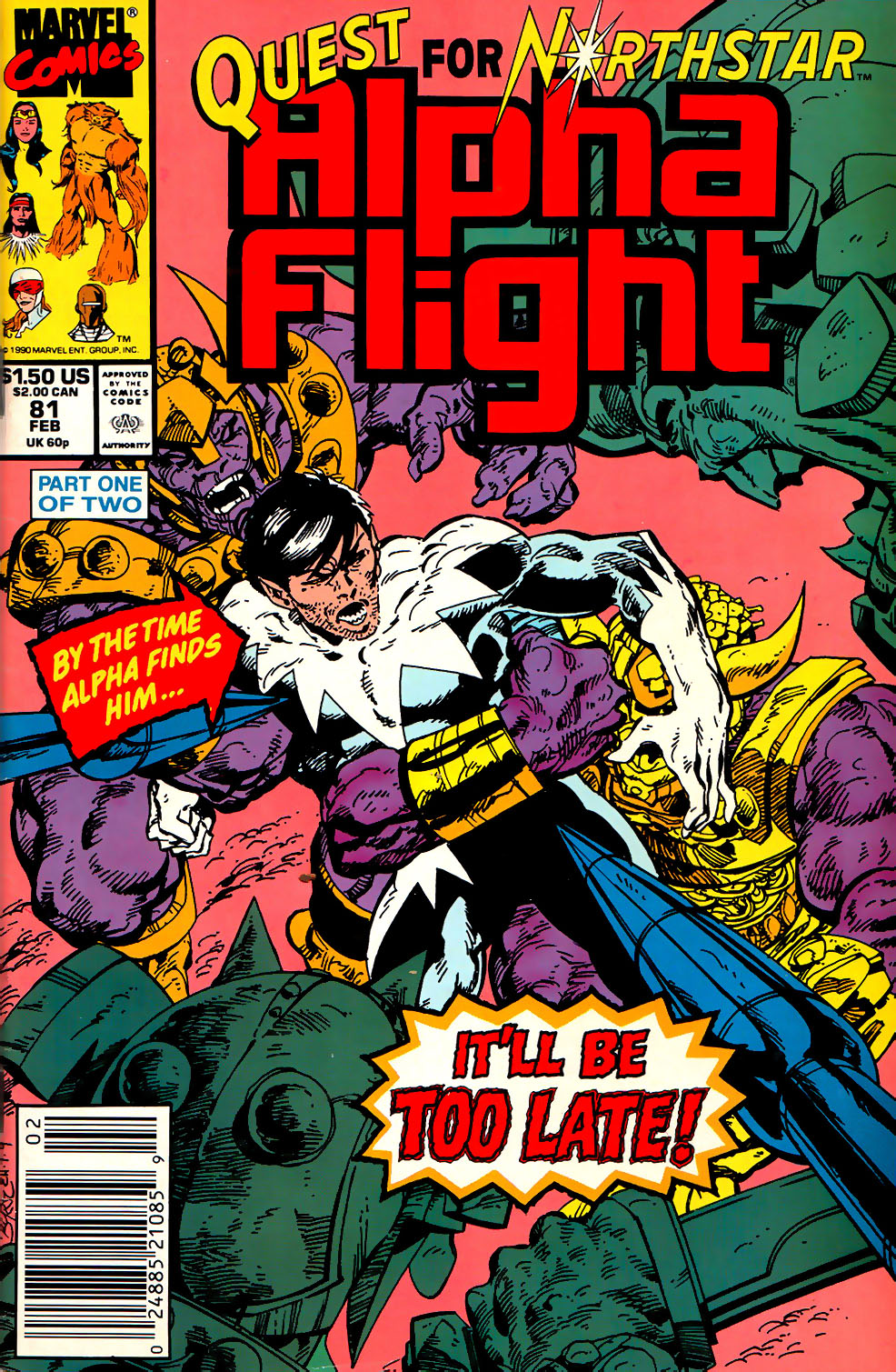 Read online Alpha Flight (1983) comic -  Issue #81 - 1