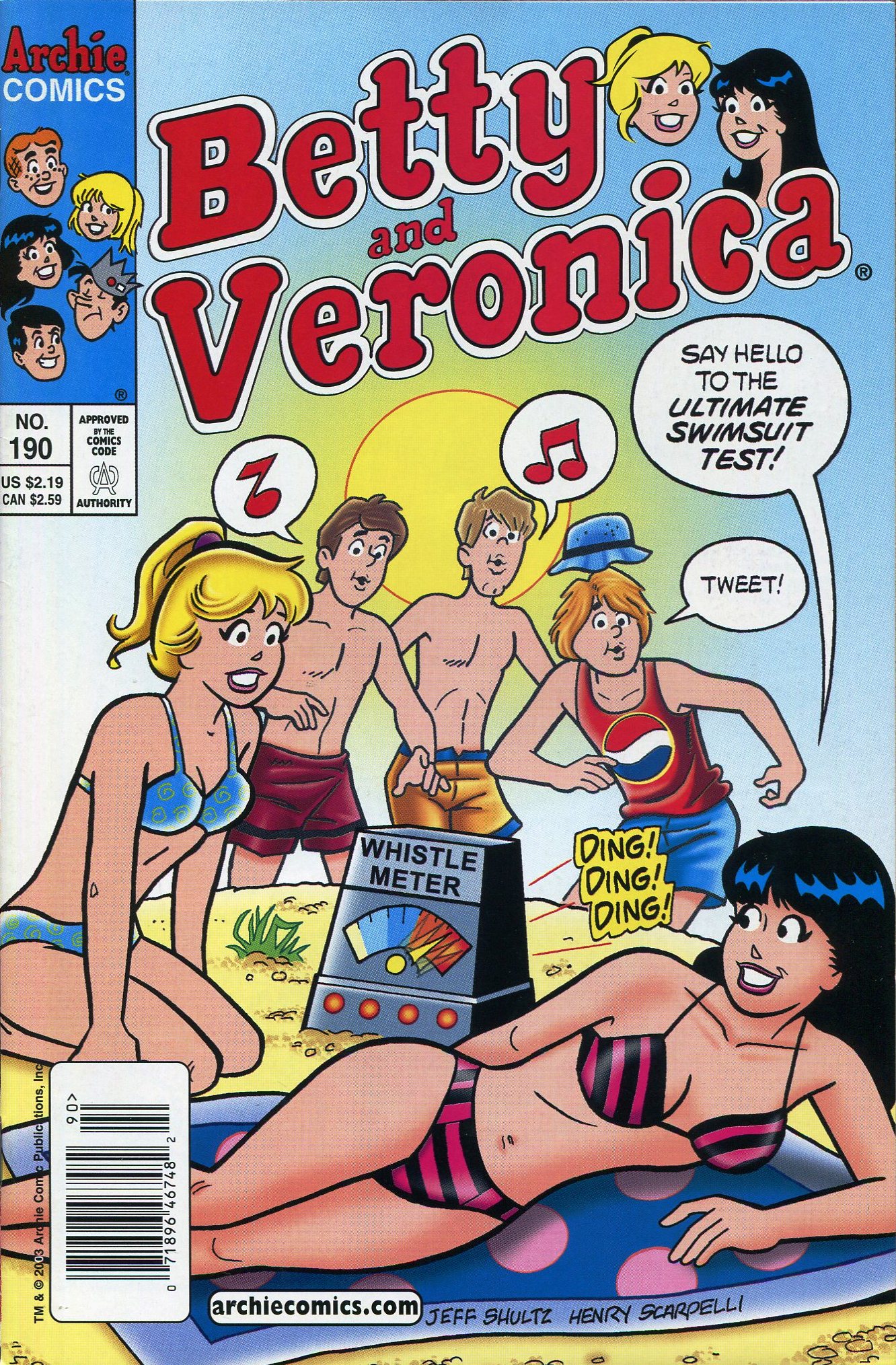 Read online Betty and Veronica (1987) comic -  Issue #190 - 1