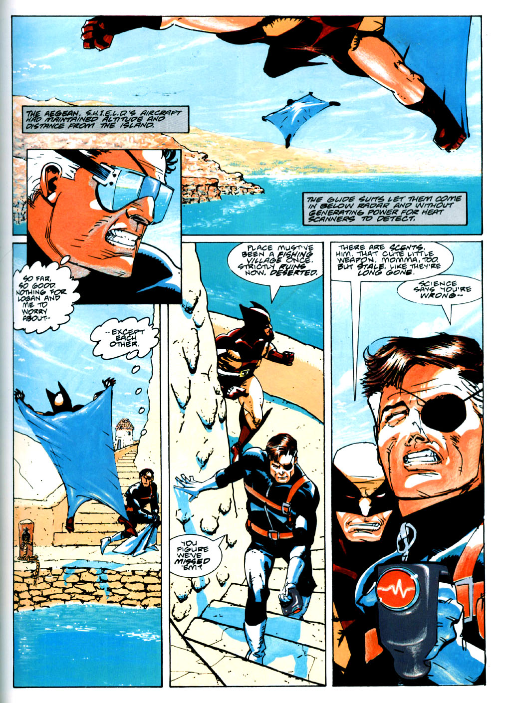 Read online Marvel Graphic Novel comic -  Issue #50 - Wolverine & Nick Fury - The Scorpio Connection - 48