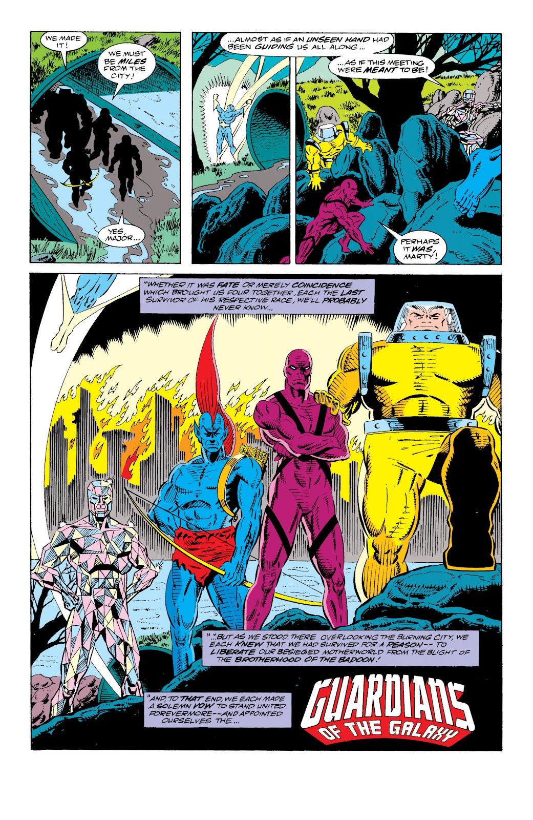 <{ $series->title }} issue TPB Guardians of the Galaxy by Jim Valentino 3 (Part 3) - Page 1
