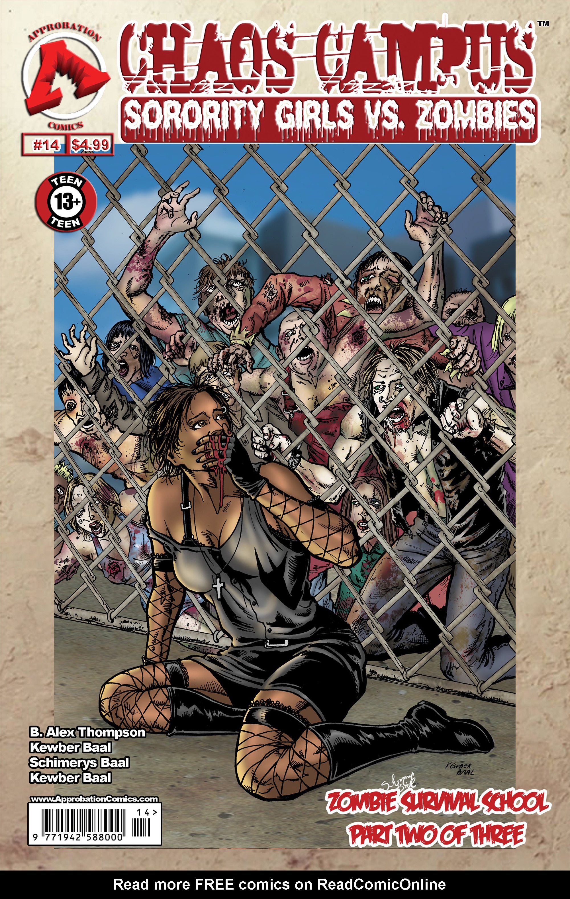 Read online Chaos Campus: Sorority Girls Vs. Zombies comic -  Issue #14 - 1