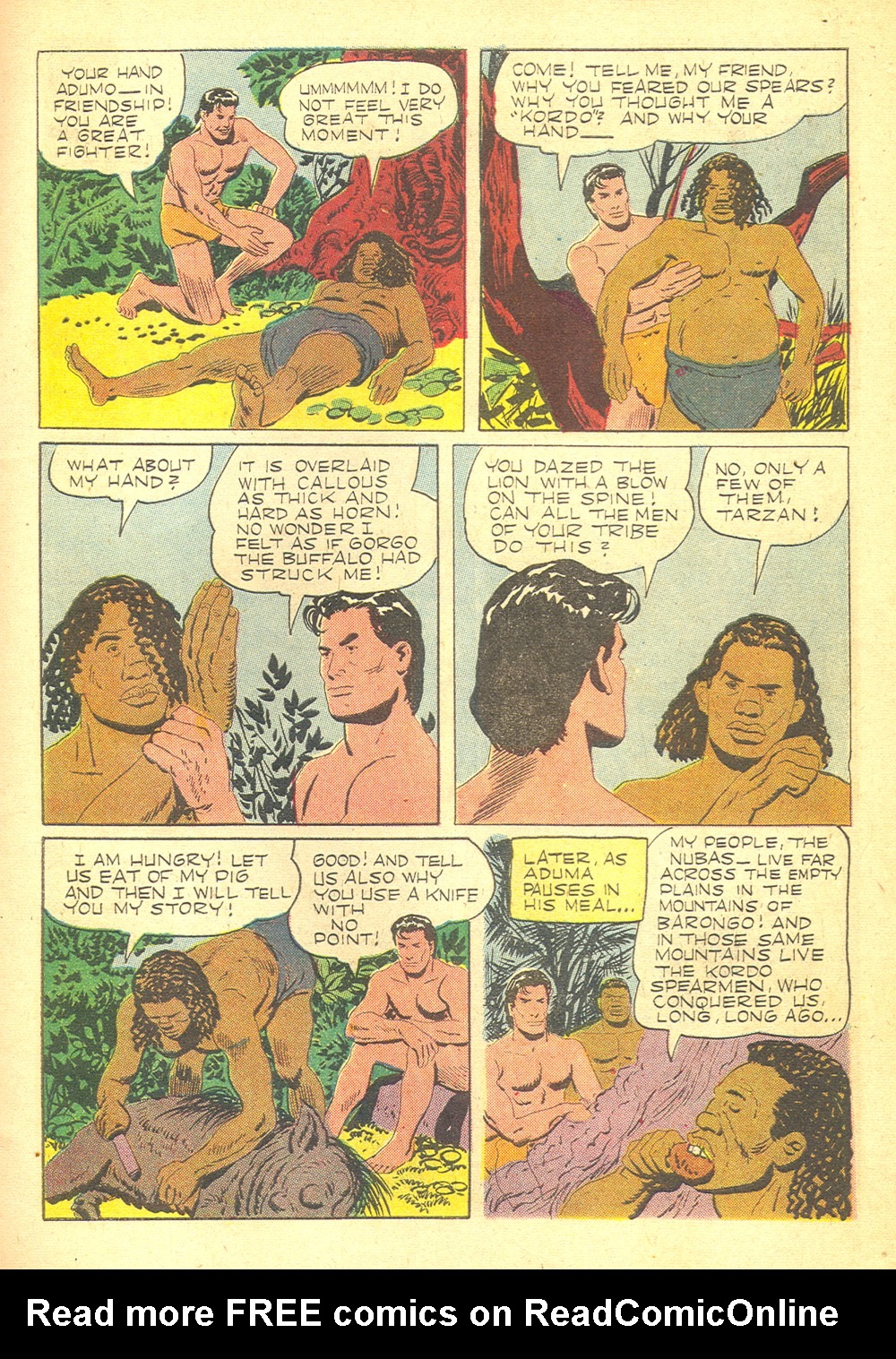 Read online Tarzan (1948) comic -  Issue #67 - 7