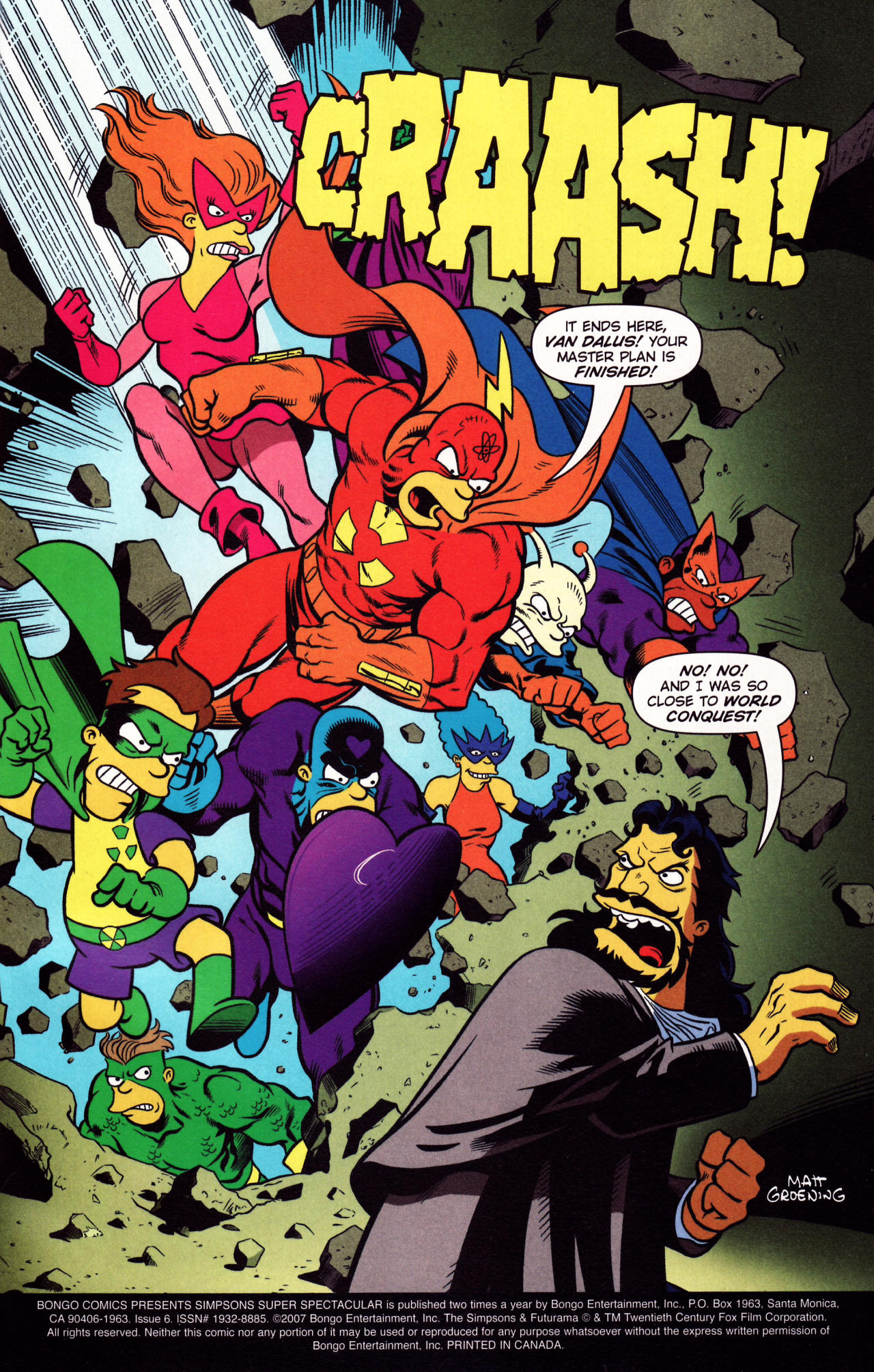 Read online Bongo Comics Presents Simpsons Super Spectacular comic -  Issue #6 - 3