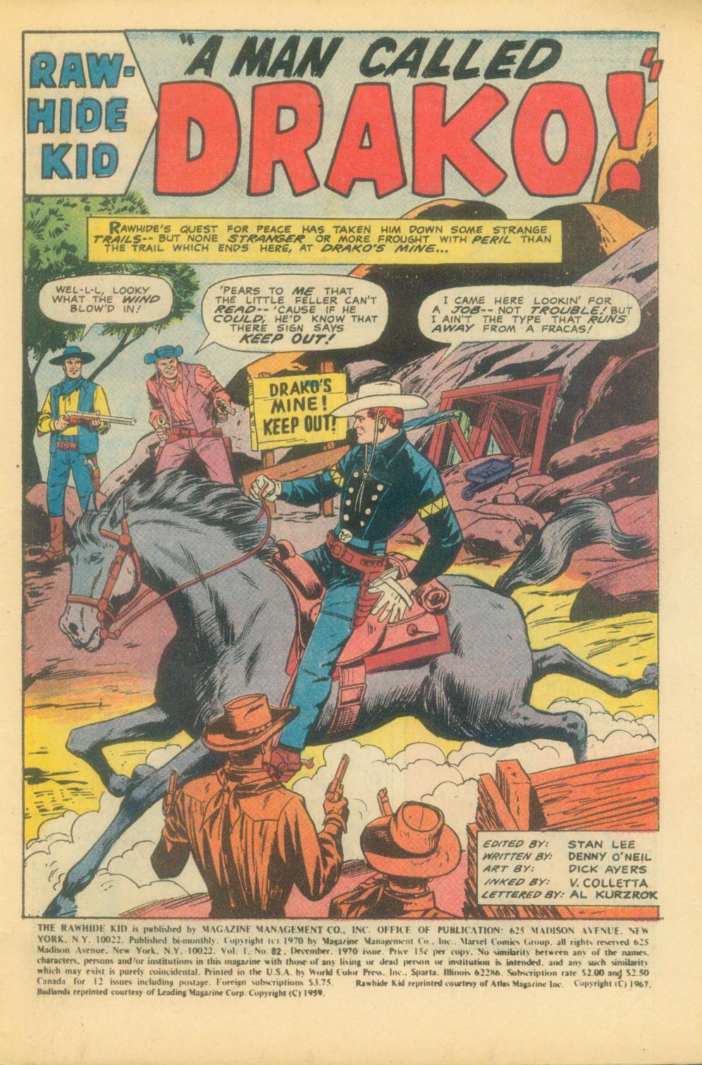Read online The Rawhide Kid comic -  Issue #82 - 4
