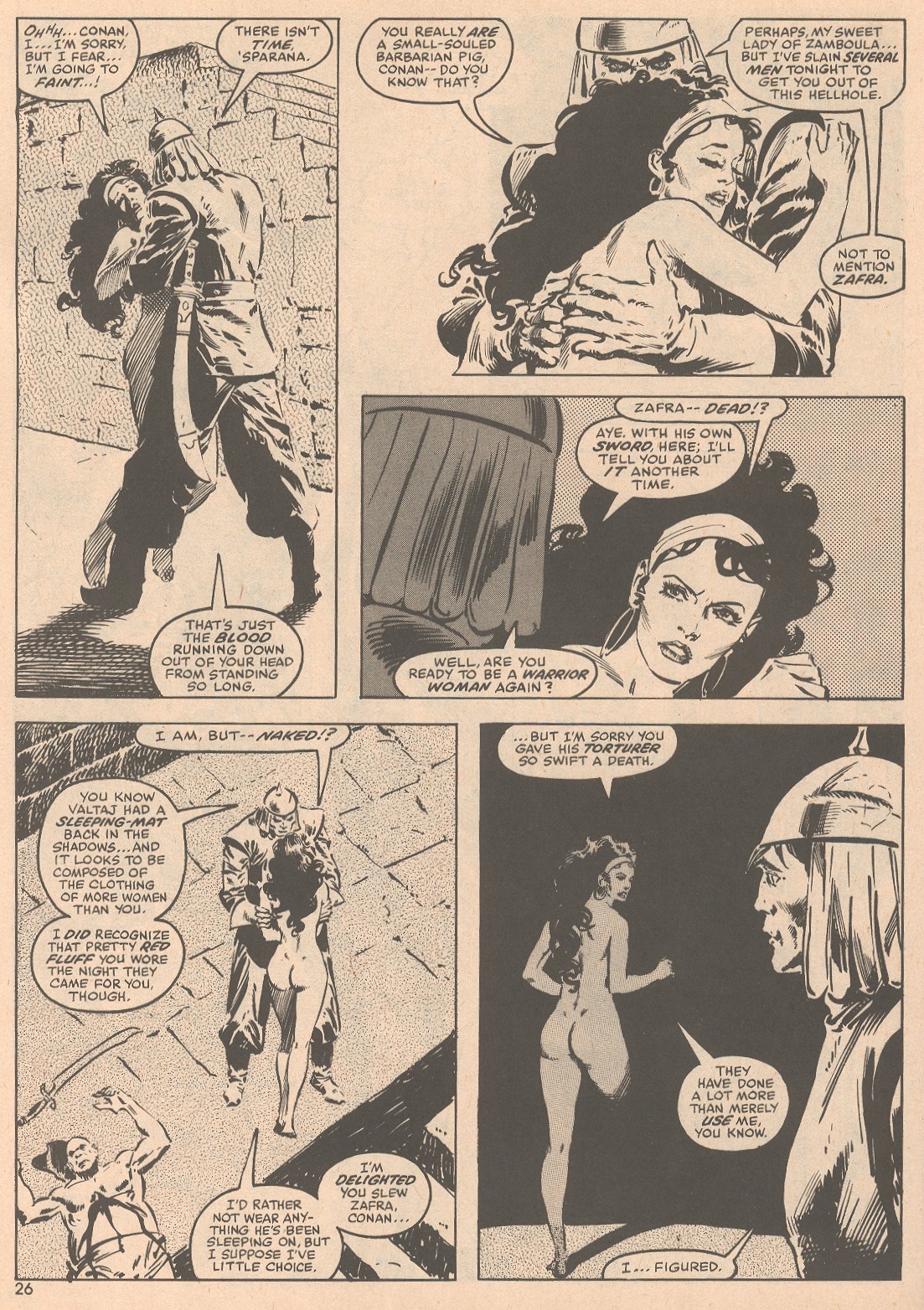 Read online The Savage Sword Of Conan comic -  Issue #58 - 27