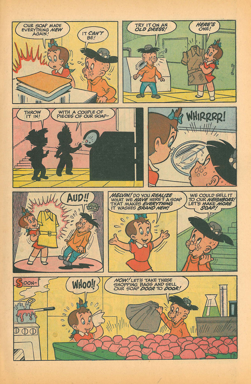 Read online Little Audrey And Melvin comic -  Issue #35 - 7