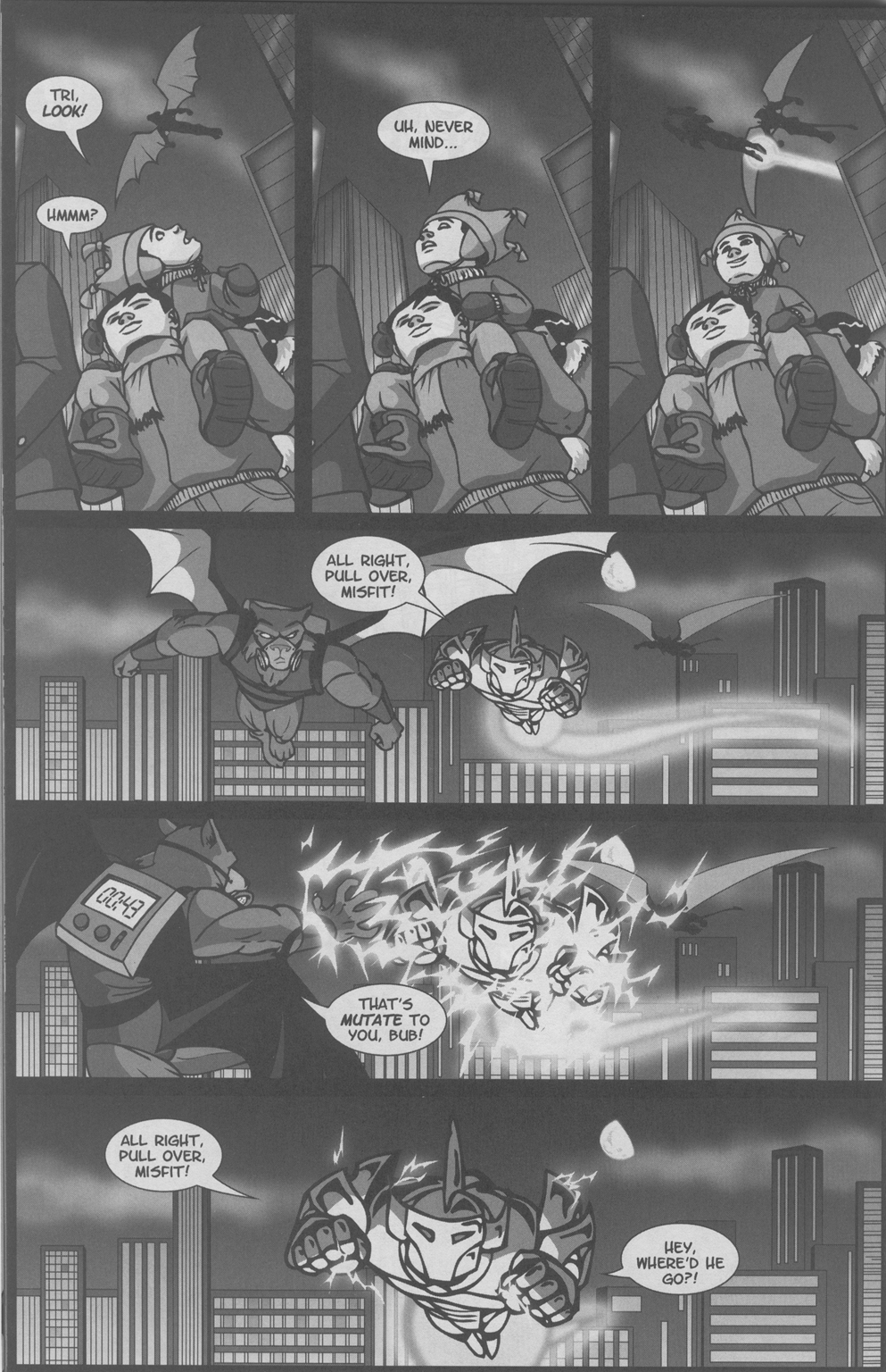Read online Gargoyles: Bad Guys comic -  Issue #4 - 18