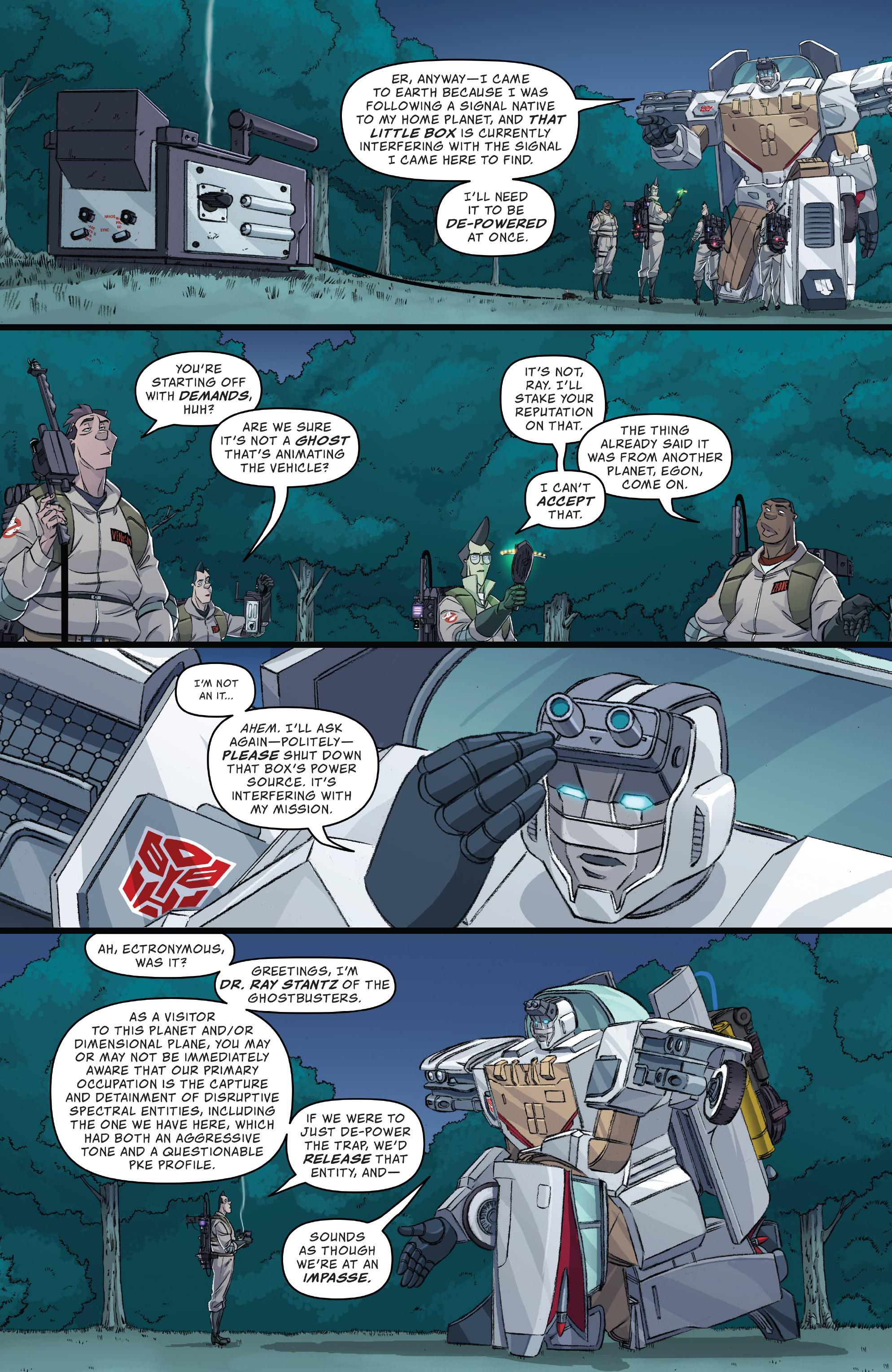 Read online Transformers/Ghostbusters comic -  Issue #2 - 6