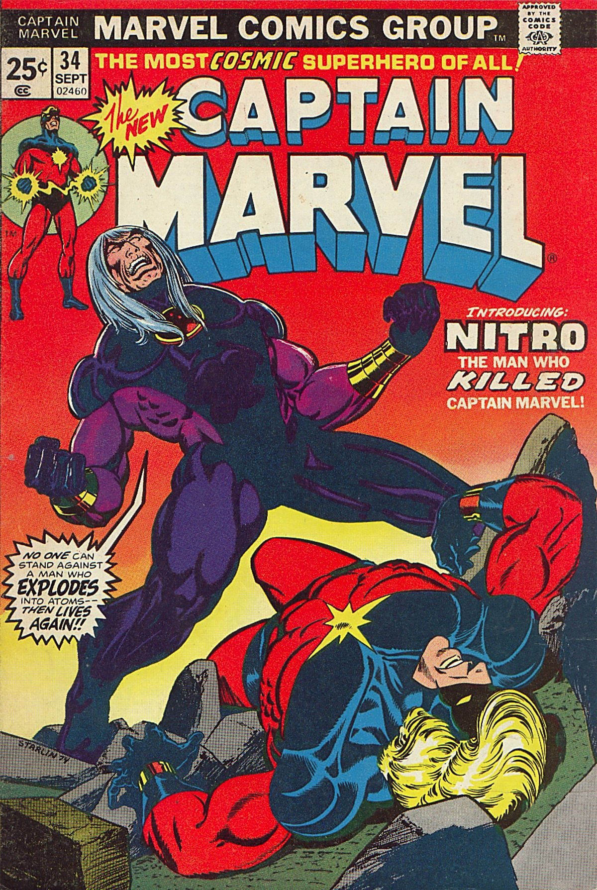 Captain Marvel (1968) Issue #34 #34 - English 1