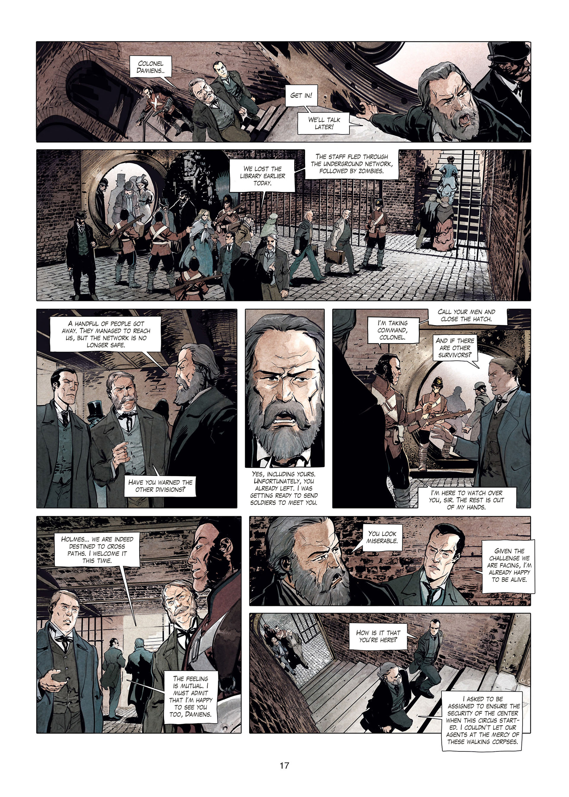 Read online Sherlock Holmes Society Tome 4 : Contamination comic -  Issue # Full - 17