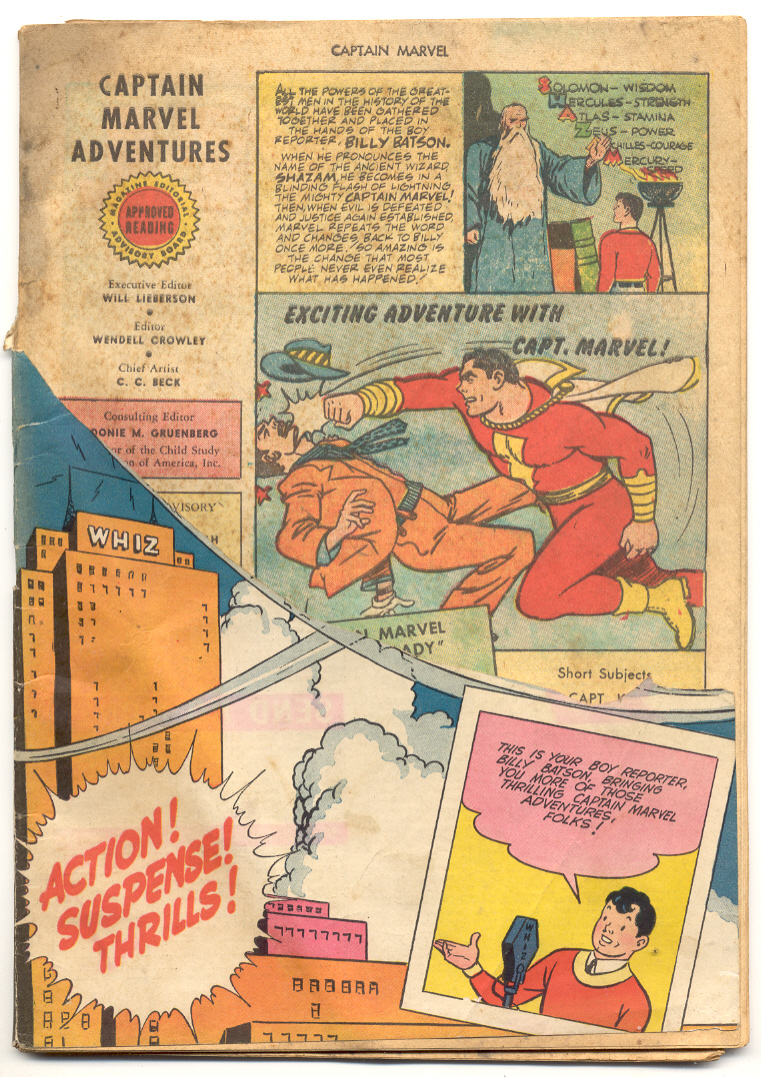 Read online Captain Marvel Adventures comic -  Issue #59 - 1