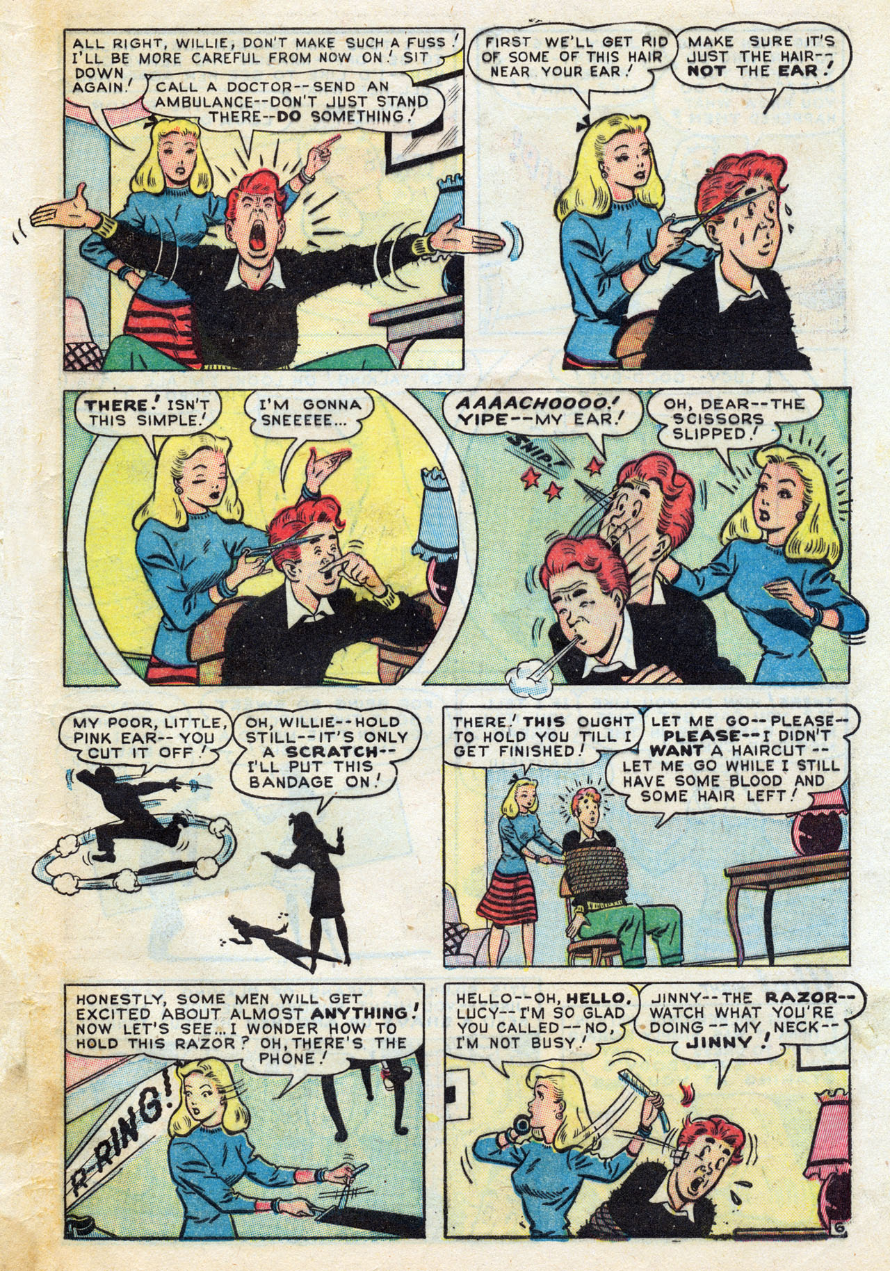 Read online Willie Comics (1946) comic -  Issue #8 - 46