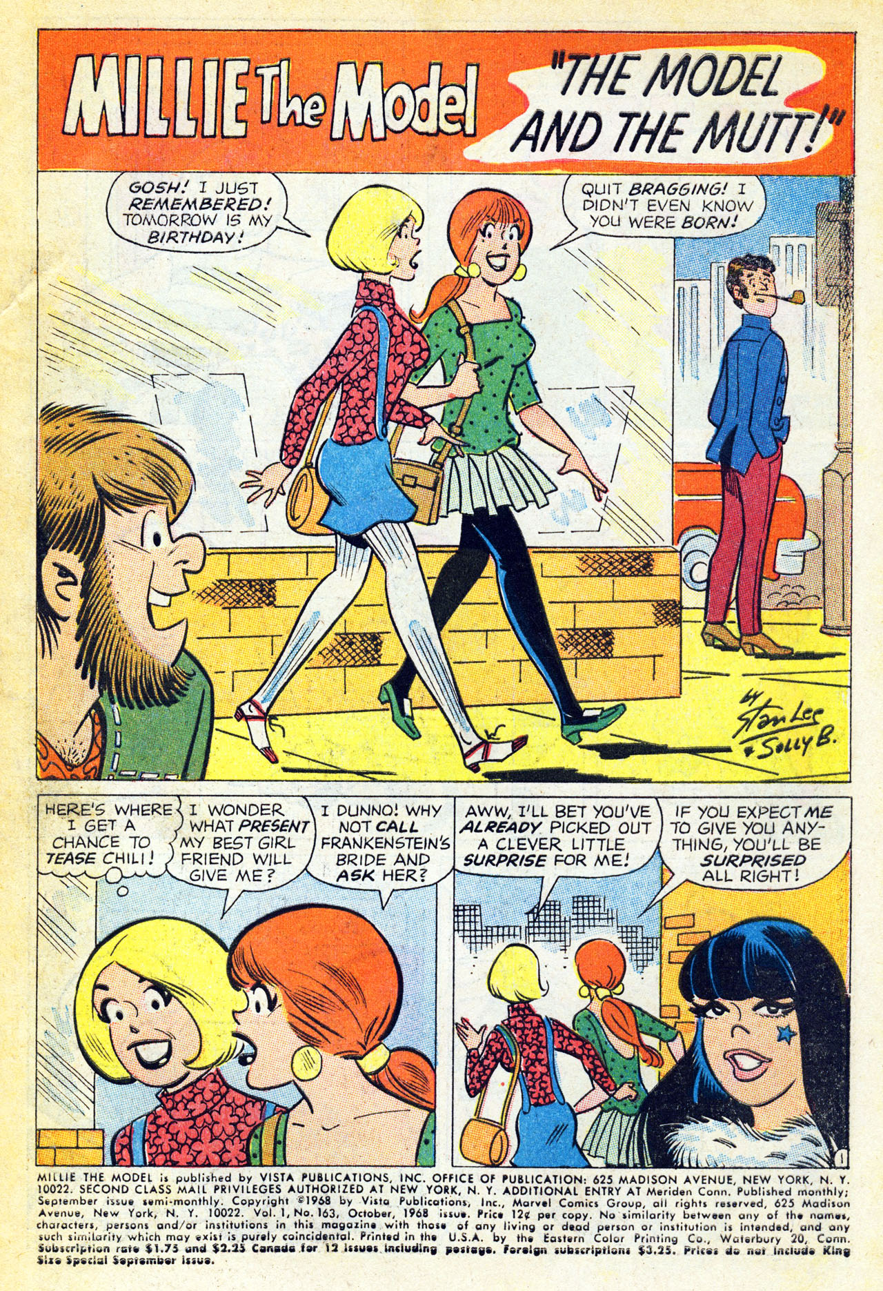 Read online Millie the Model comic -  Issue #163 - 3