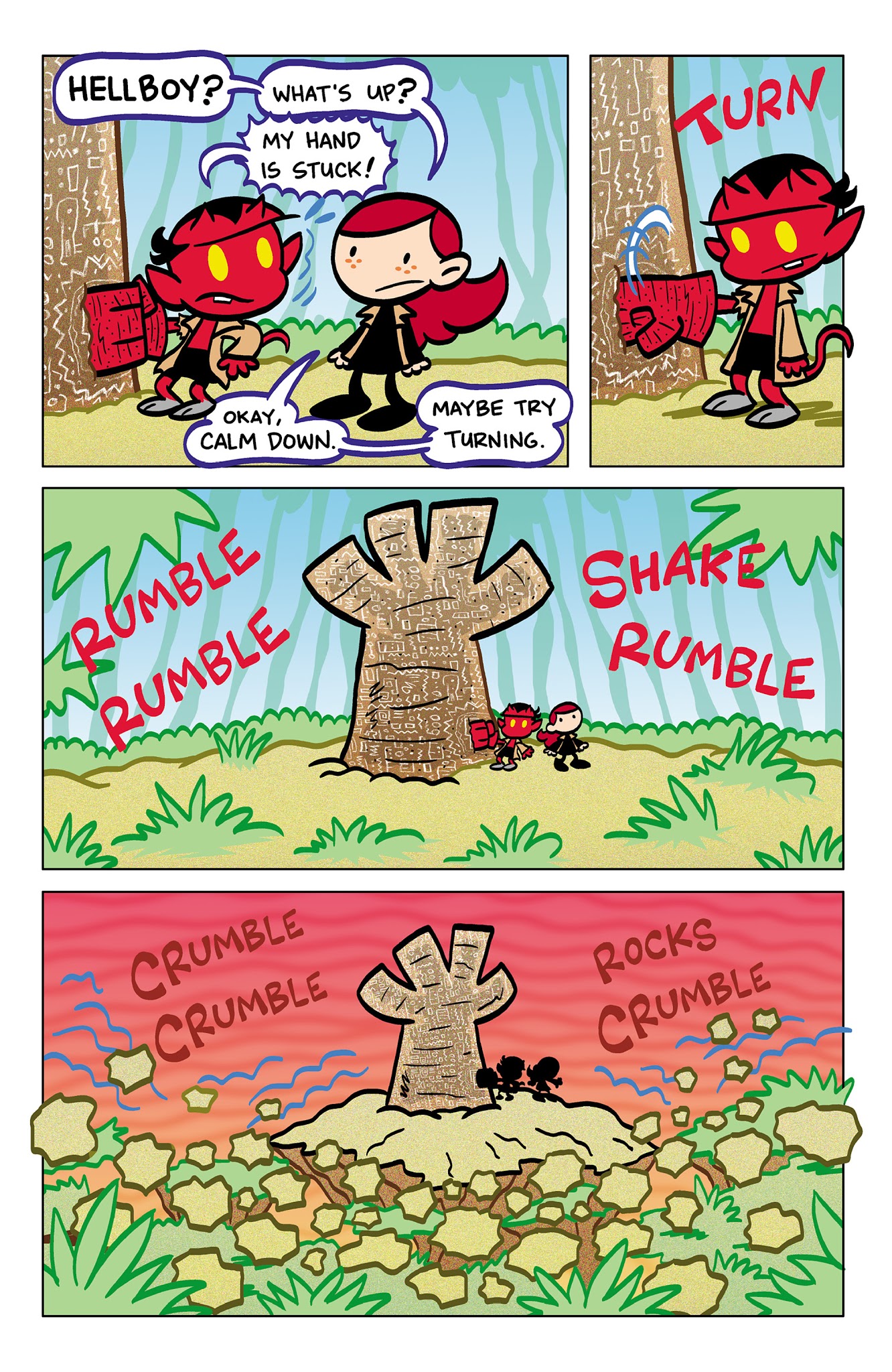 Read online Itty Bitty Hellboy: The Search for the Were-Jaguar! comic -  Issue #3 - 9