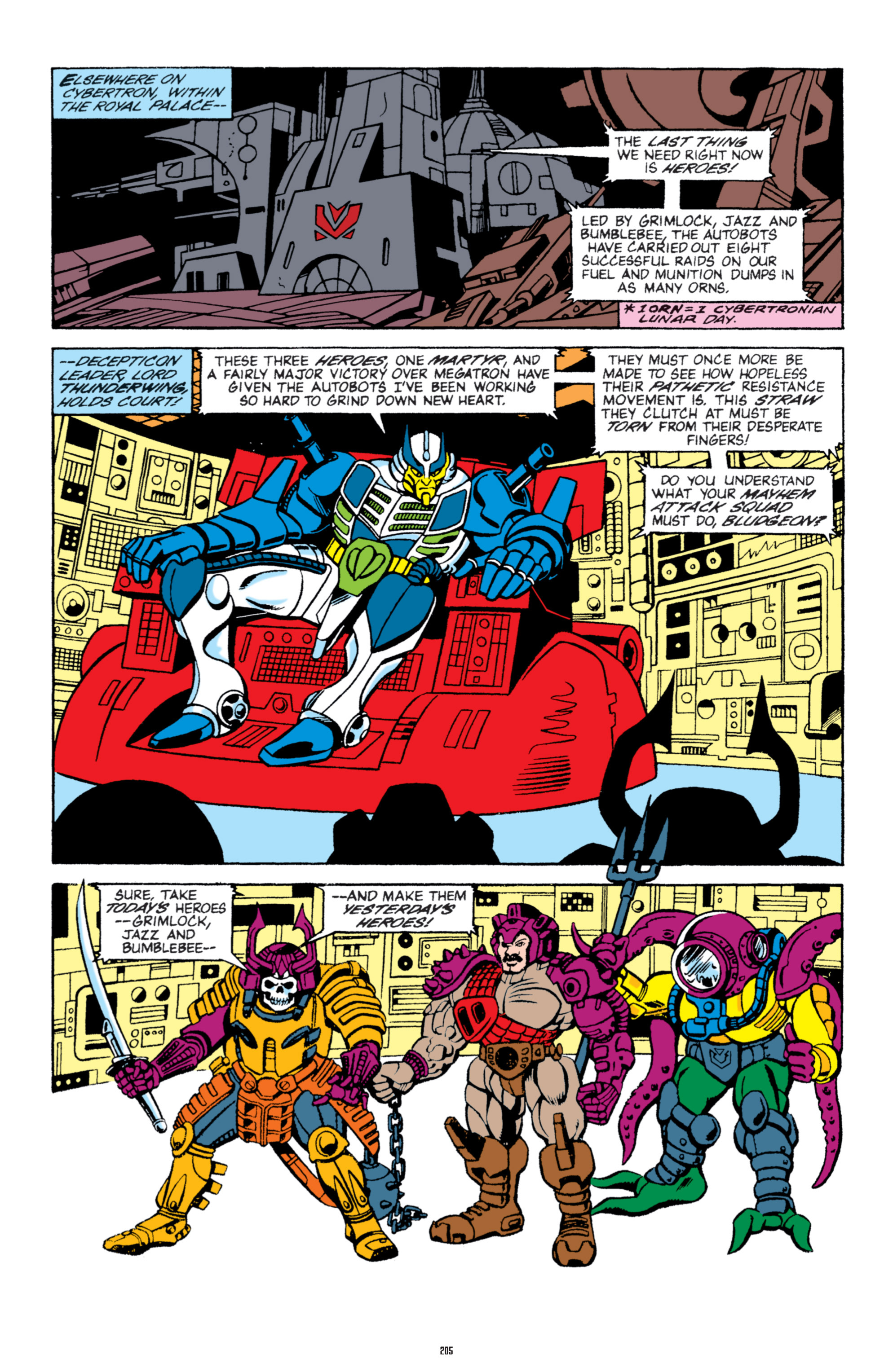 Read online The Transformers Classics comic -  Issue # TPB 5 - 206