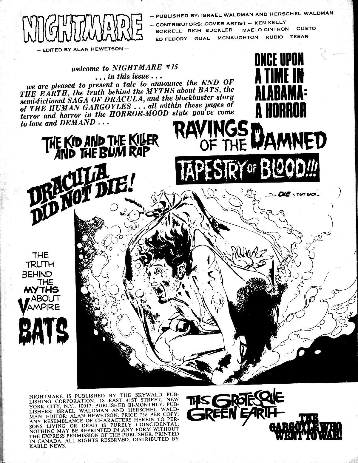 Read online Nightmare (1970) comic -  Issue #15 - 4